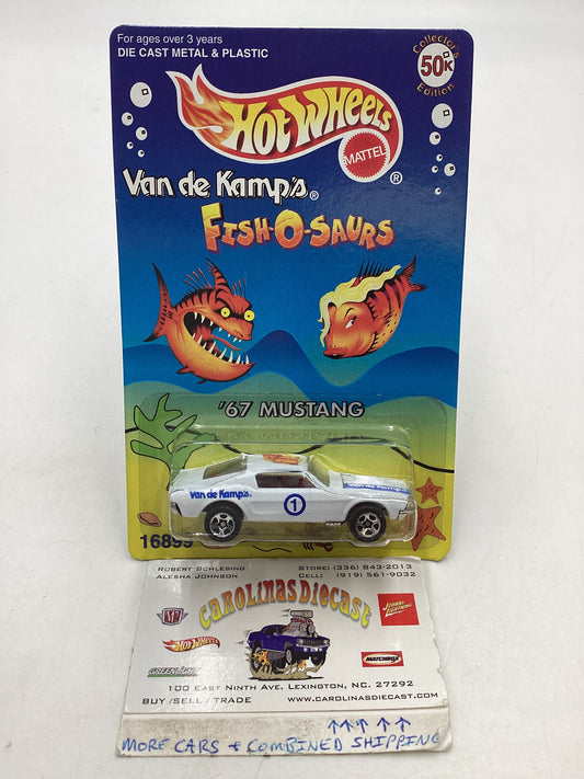 1996 Hot Wheels Van De Kamps Mail In 67 Mustang White