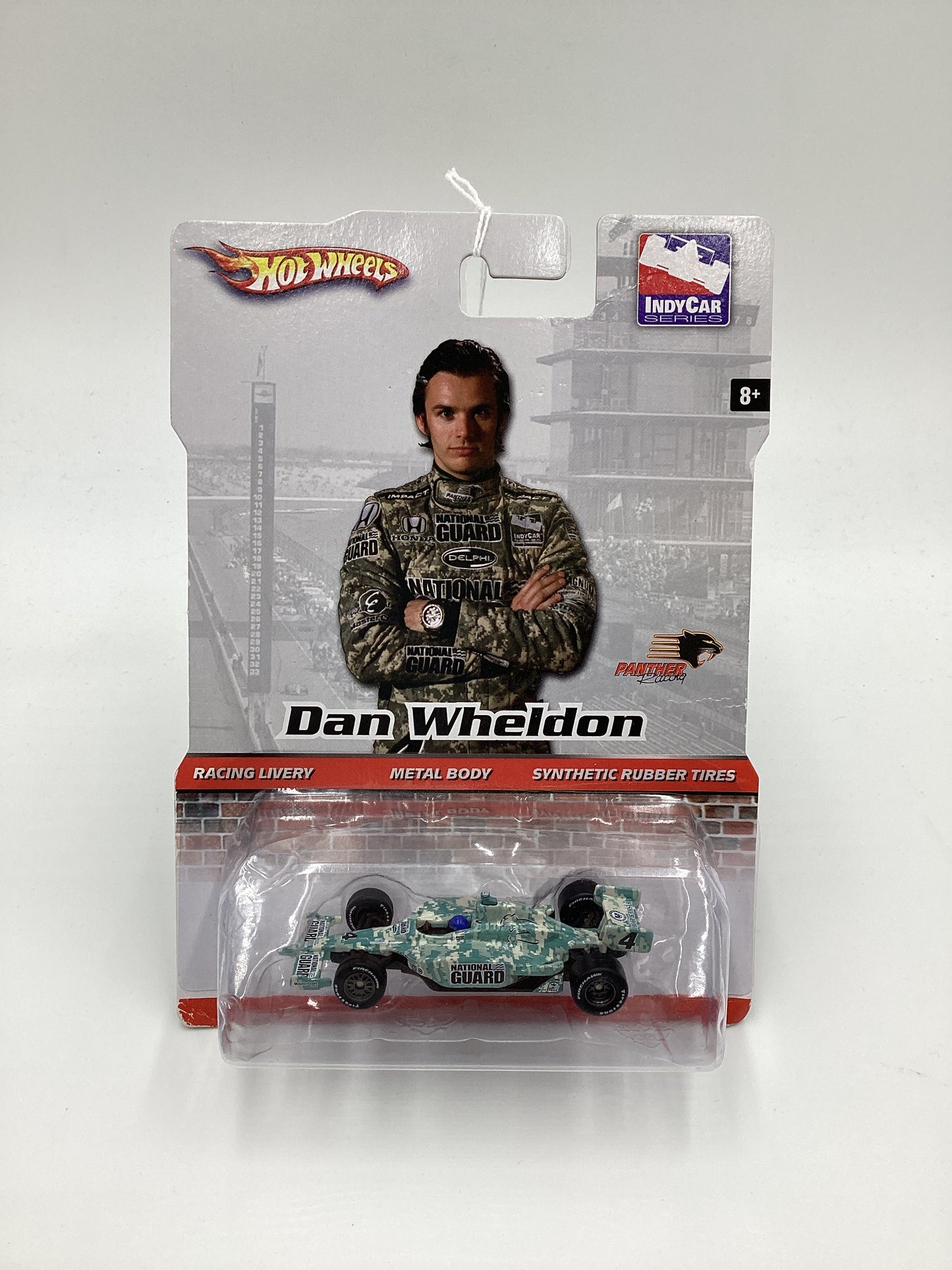 Hot Wheels Indy Card Series Dan Wheldon Indy Car National Guard SR