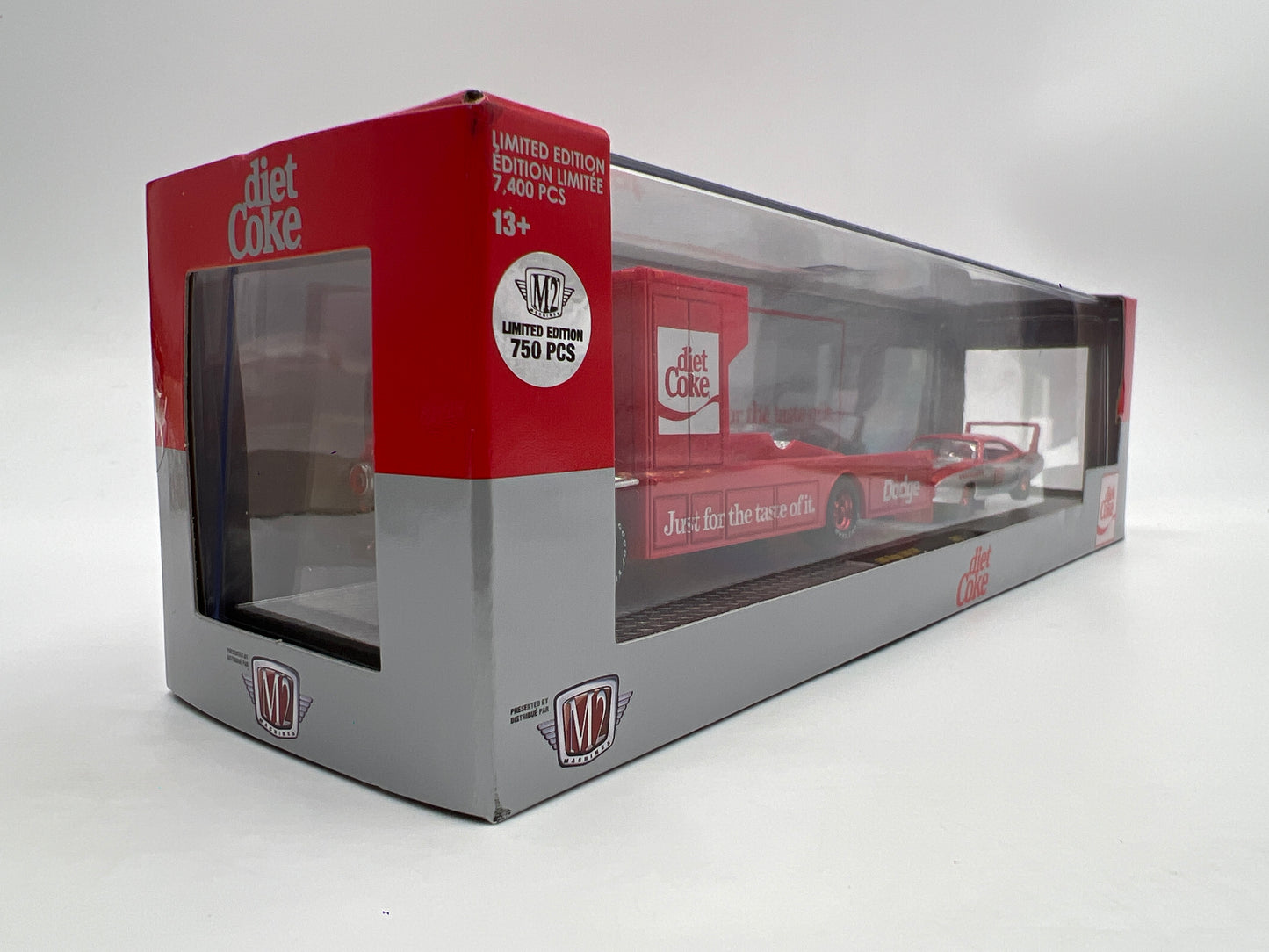 M2 Machines Auto Haulers CHASE Diet Coke 1966 Dodge L600 COE & 1969 Dodge Charger Daytona Hemi TW12