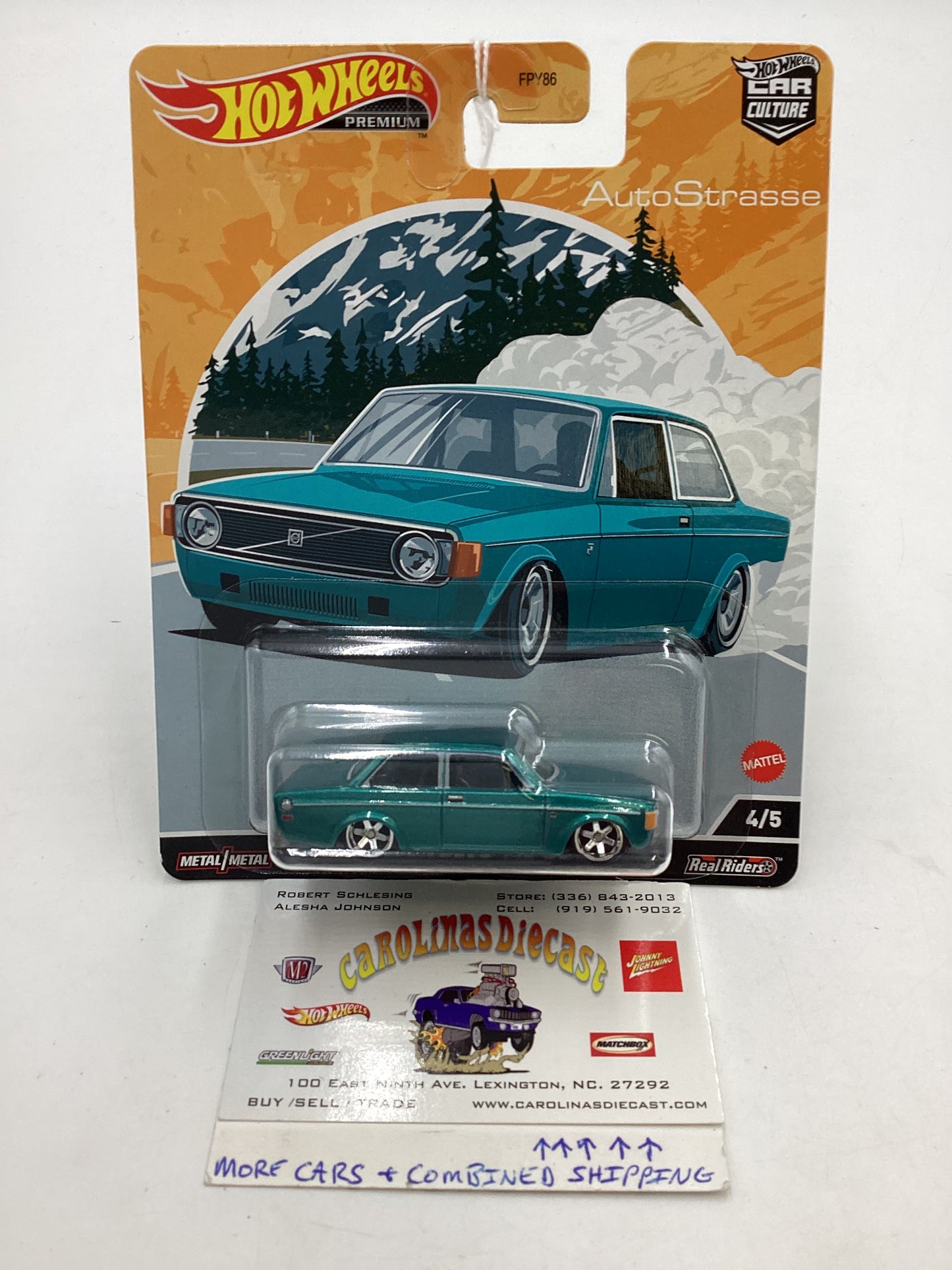 Hot wheels Auto Strasse 4/5 73 Volvo 142 GL 252C