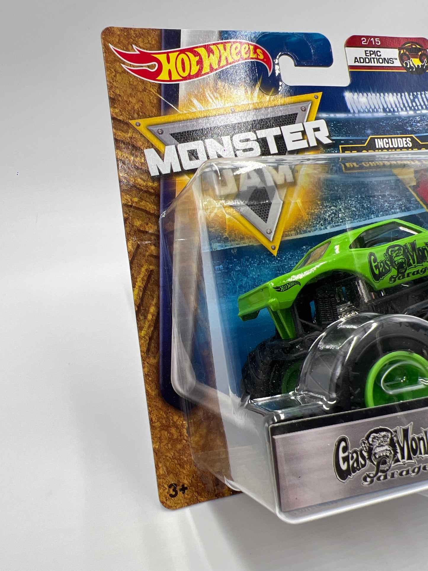 Hot Wheels Monster Jam Epic Auditions #2 Gas Monkey Garage W/Protector