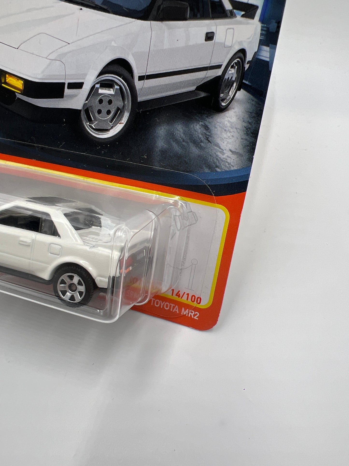 Matchbox #14 1984 Toyota MR2 White W/Lights Up 216B