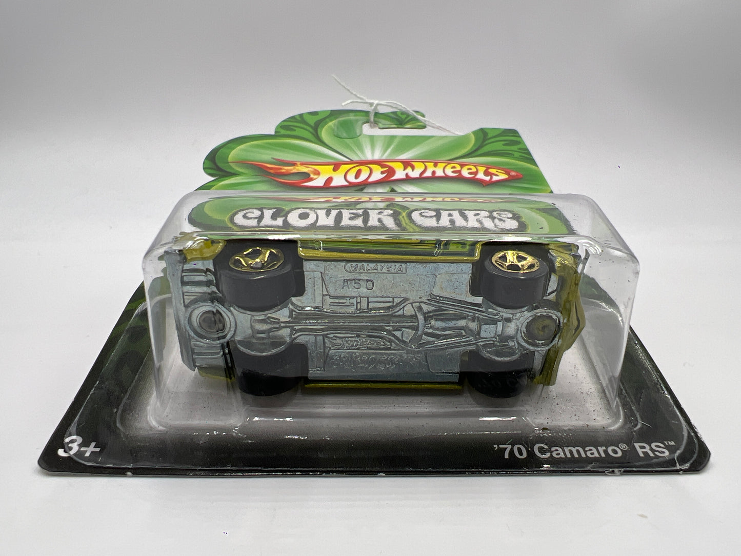 2009 Hot Wheels Clover Cars 70 Camaro RS Green W/Opening Hood 150B