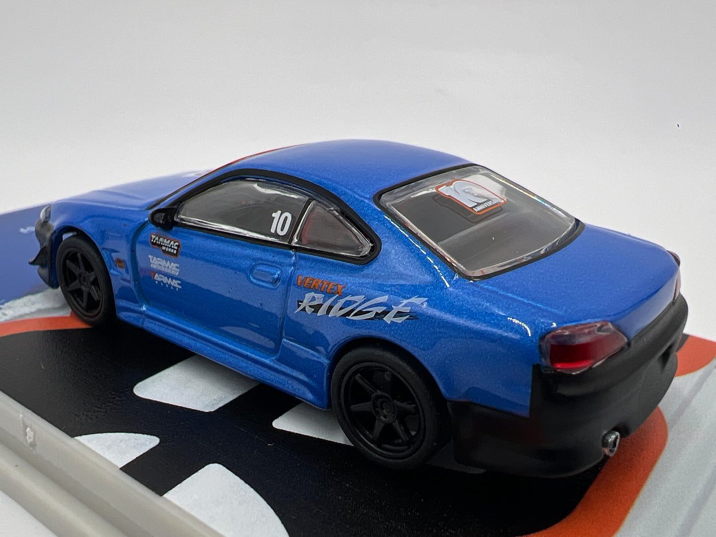 Tarmac Works 10th Anniversary VERTEX Nissan Silvia S15 Blue/Black