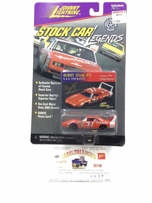 Johnny lightning Stock Car Legends #71 Bobby Isaac Dodge Daytona QQ1