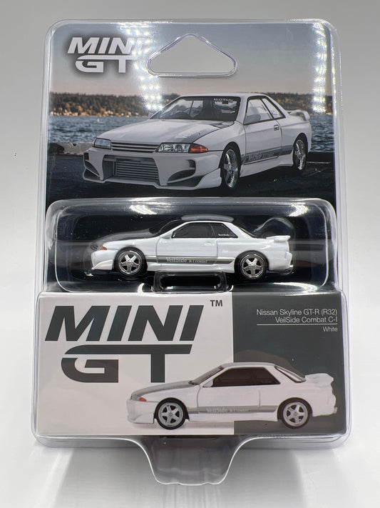Mini GT #1066 Nissan Skyline GT-R R32 VeilSide Combat C-I White 231E
