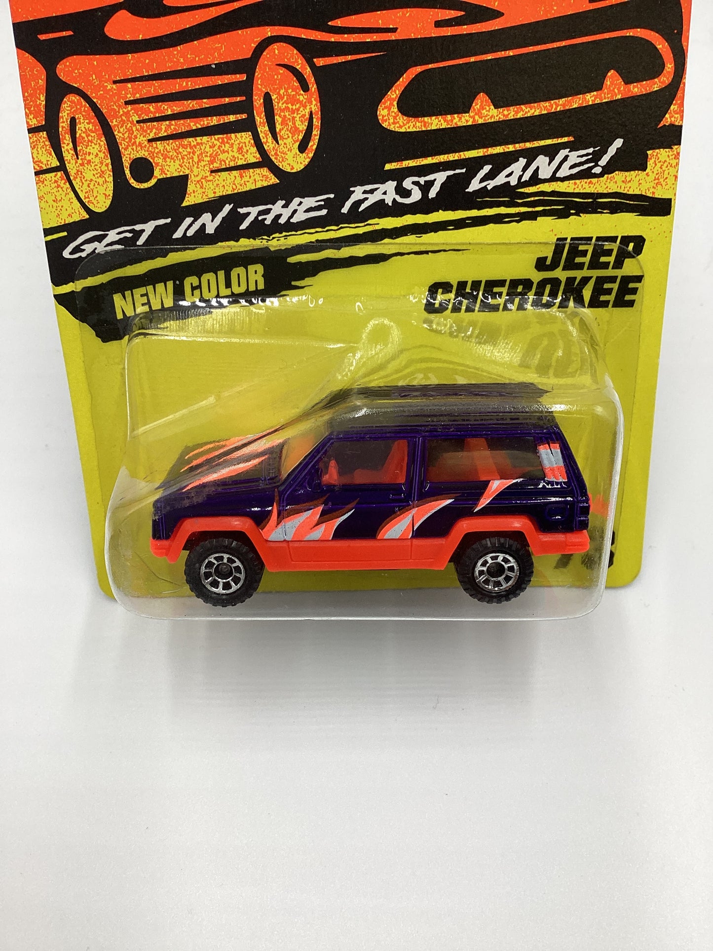 Matchbox Get In The Fast Lane #73 Jeep Cherokee Purple 209E