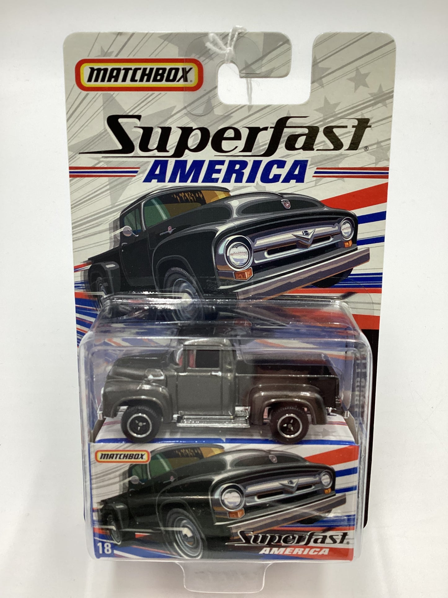 Matchbox Superfast America #18 1956 Ford F150 Dark Gray 170G