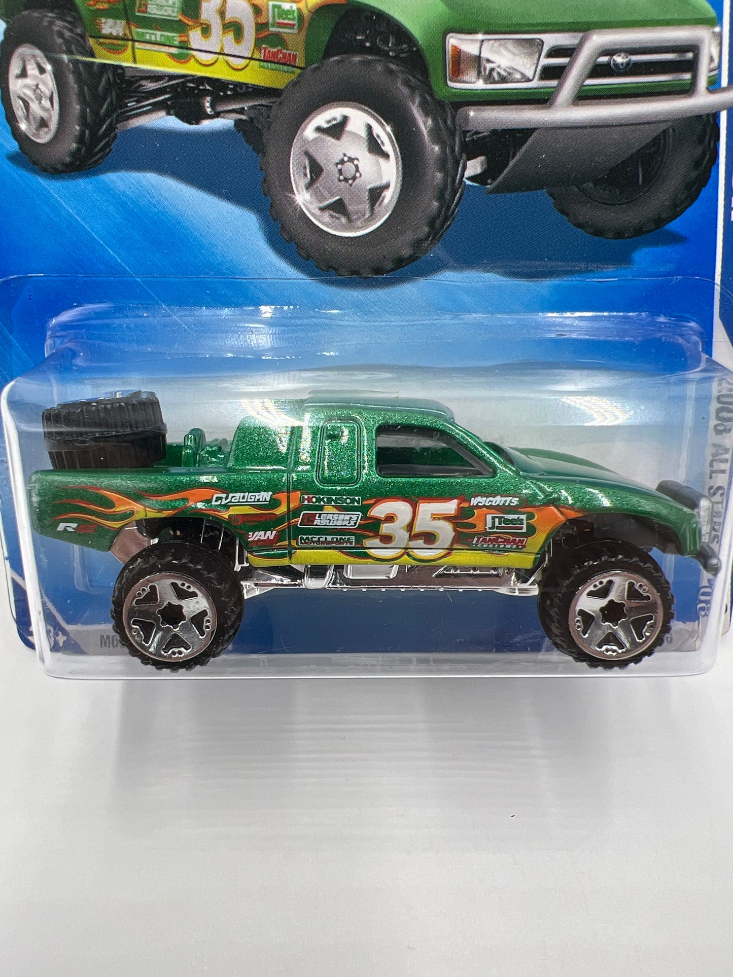 2008 Hot Wheels All Stars #71 Toyota Baja Truck Green 93B