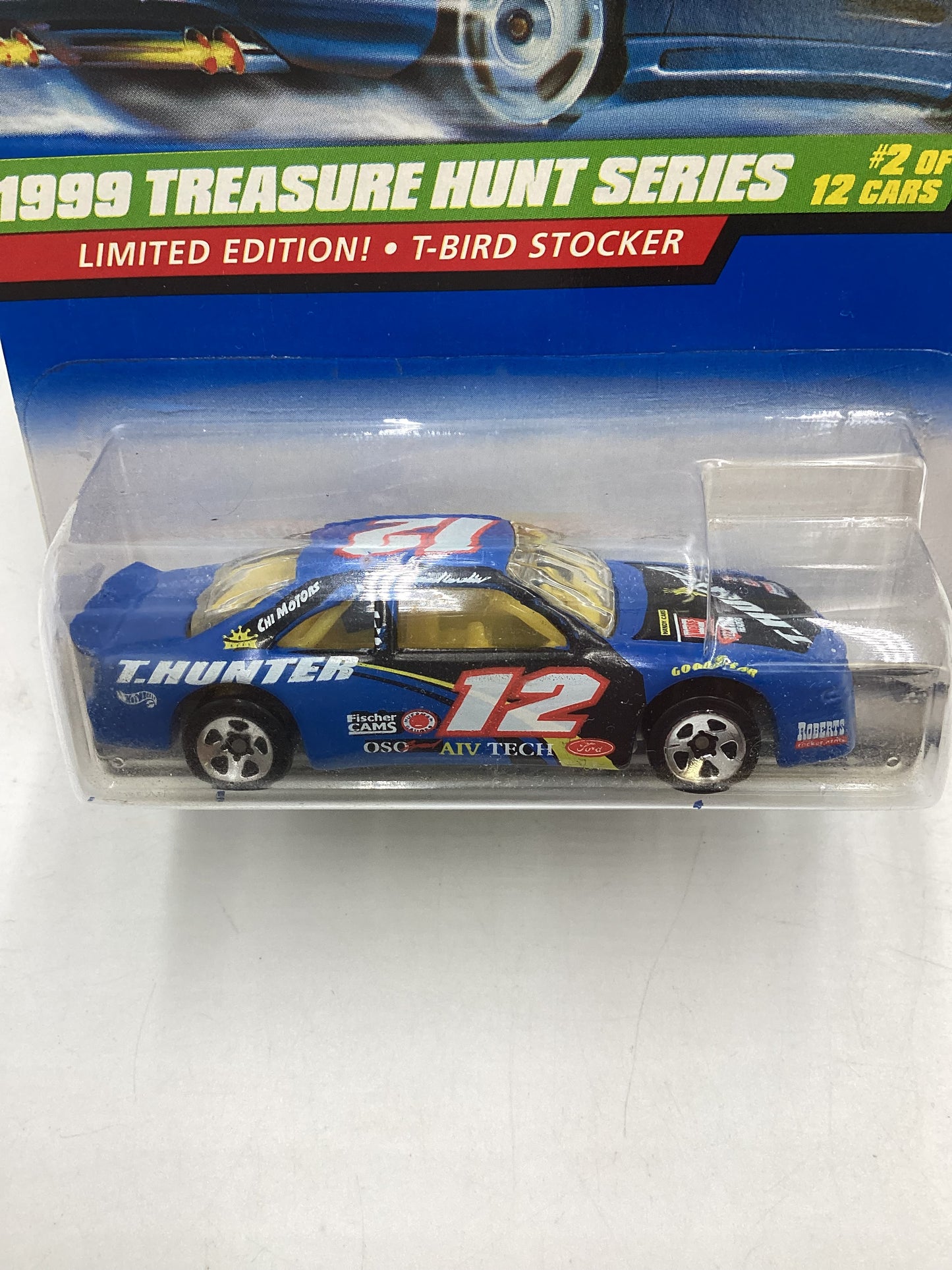 1999 Hot Wheels Treasure Hunt 2/12 T-Bird Stocker #930 275G