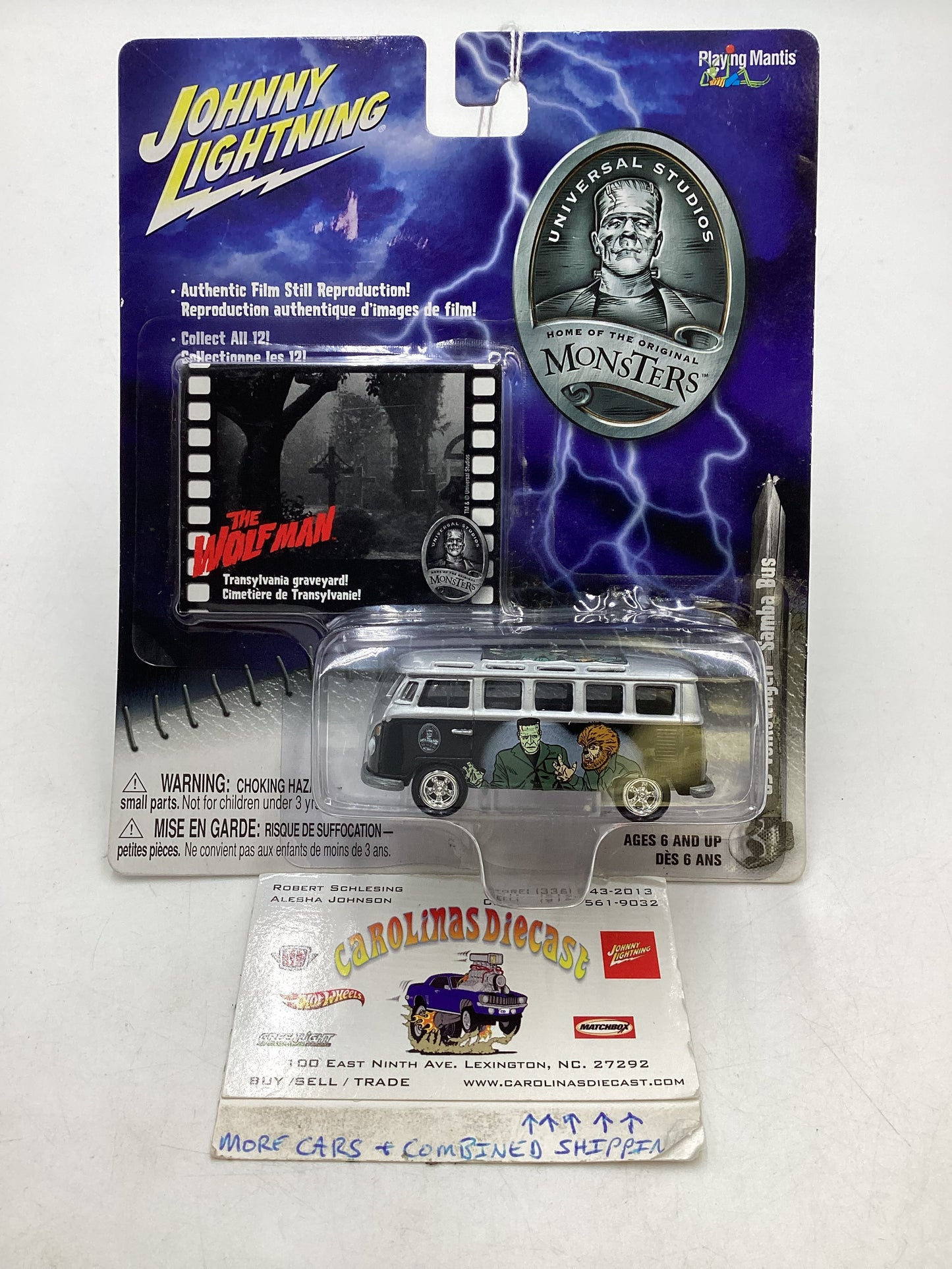 Johnny Lightning The Wolfman 65 Volkswagen Samba Bus 220A