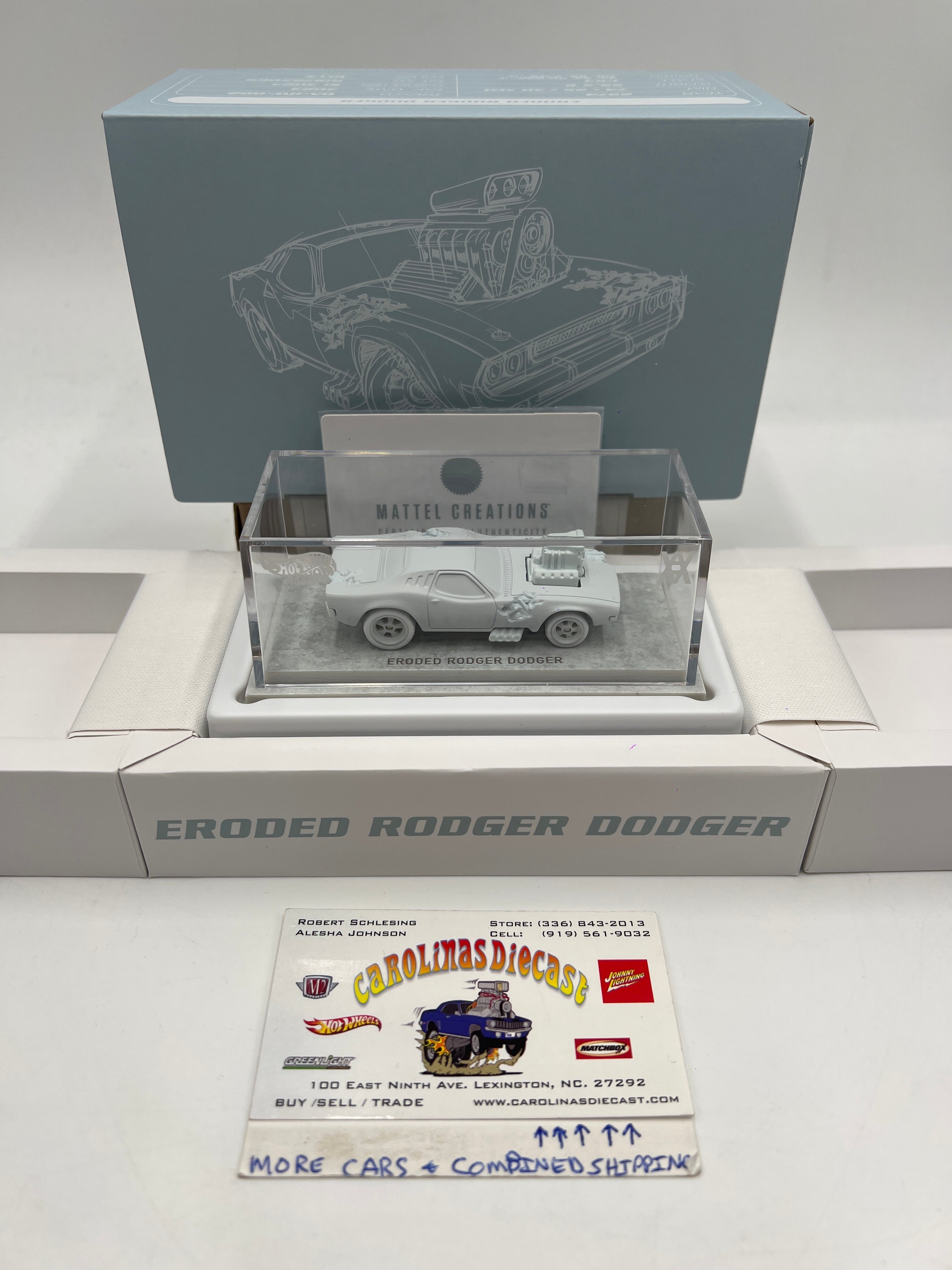 Mattel Creations Hot Wheels x Daniel Arsham Eroded Rodger Dodger