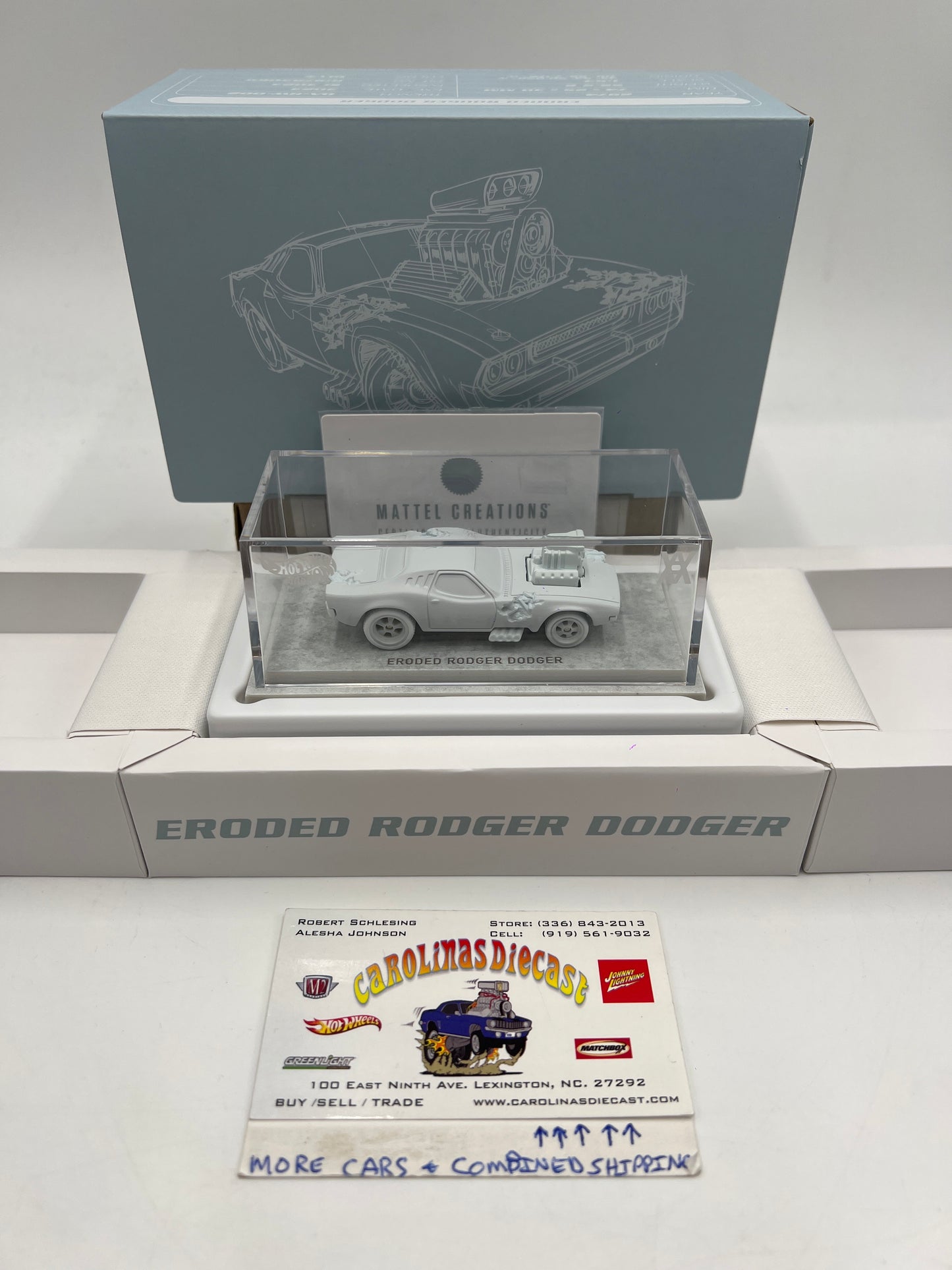 Mattel Creations Hot Wheels x Daniel Arsham Eroded Rodger Dodger