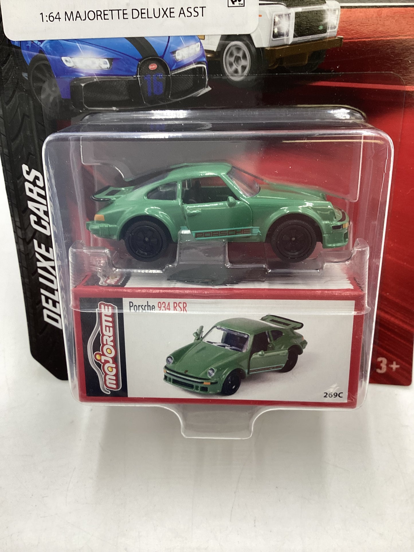 Majorette Deluxe Cars Porsche 934 RSR Green 110H
