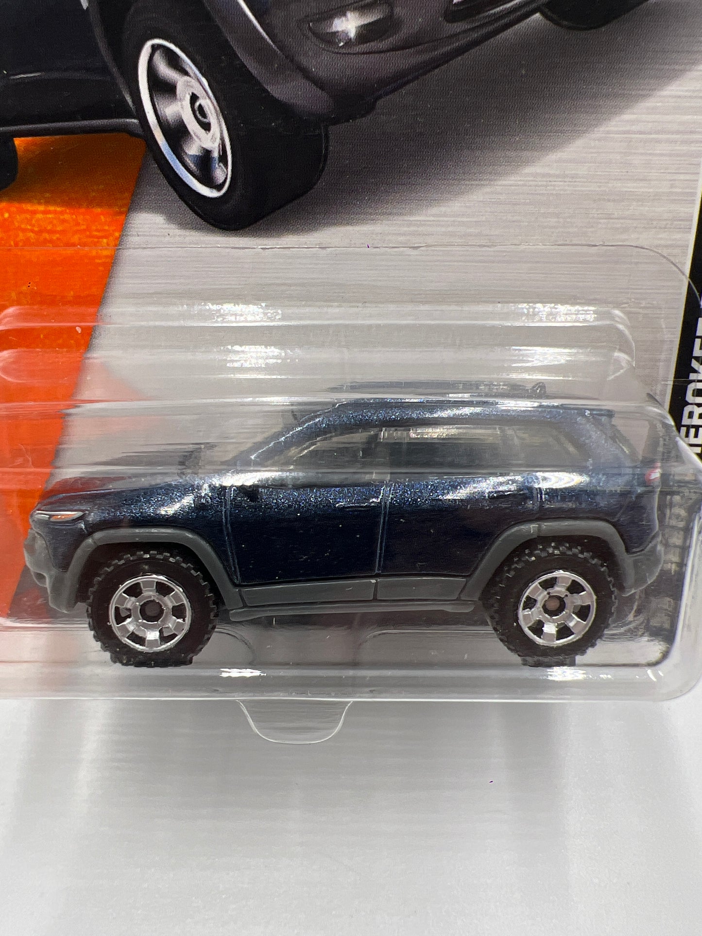 Matchbox #102 Jeep Cherokee Trailhawk Blue 208A