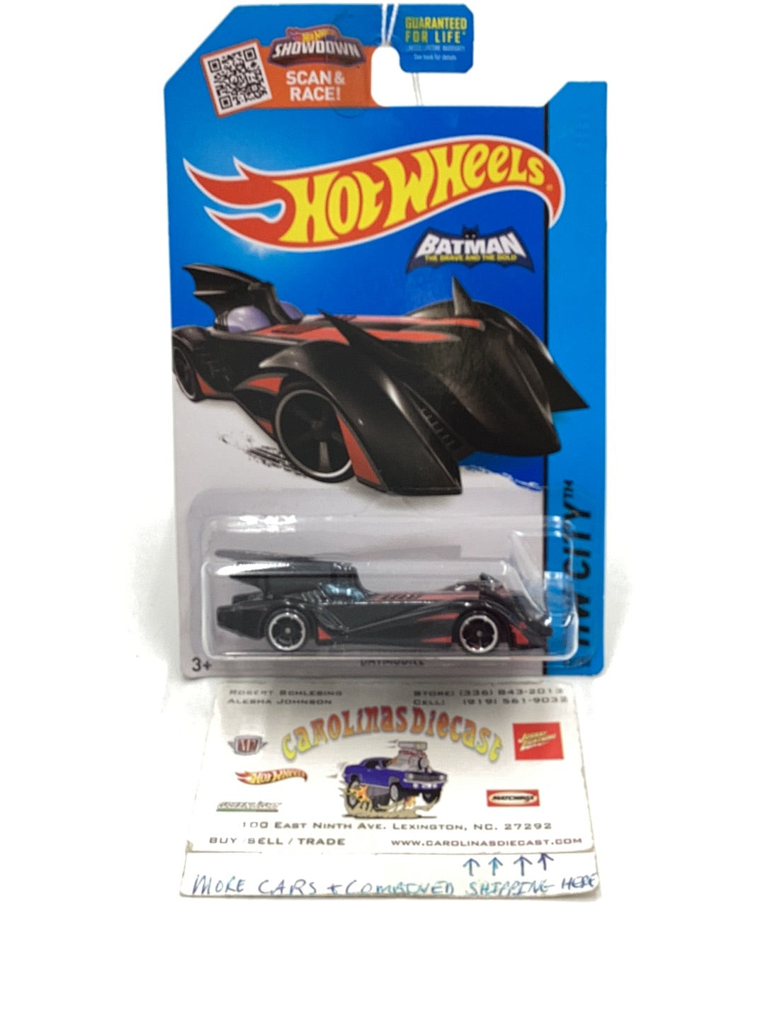 2015 Hot wheels #63 Batmobile 119F