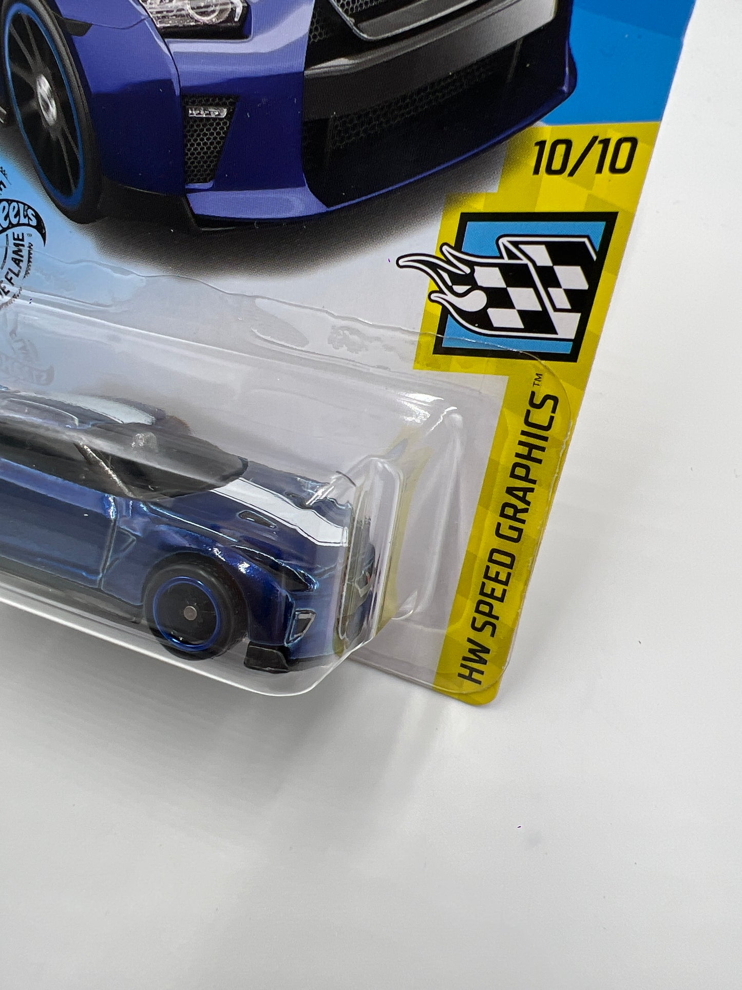 2020 Hot Wheels Super Treasure Hunt #137 17 Nissan GT-R R35 Blue W/Protector
