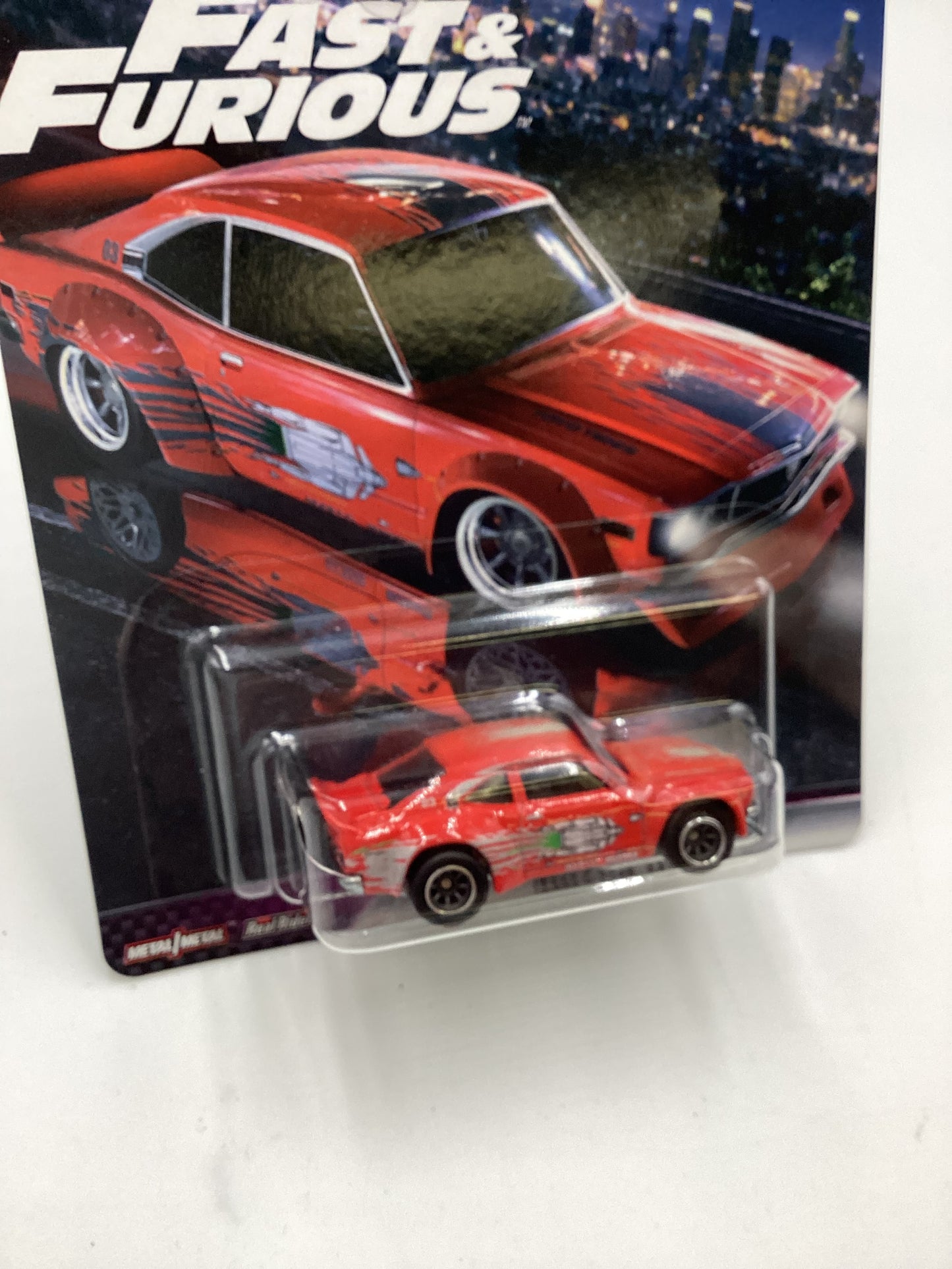 Hot Wheels Fast and Furious Fast Rewind #1 Mazda RX-3 Red Cracked Blister 246D