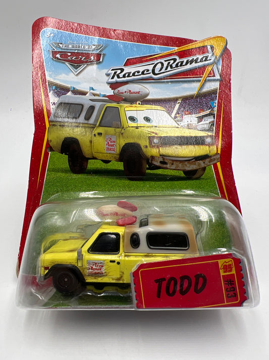 Disney Pixar The World Of Cars Race O Rama #93 Todd #2