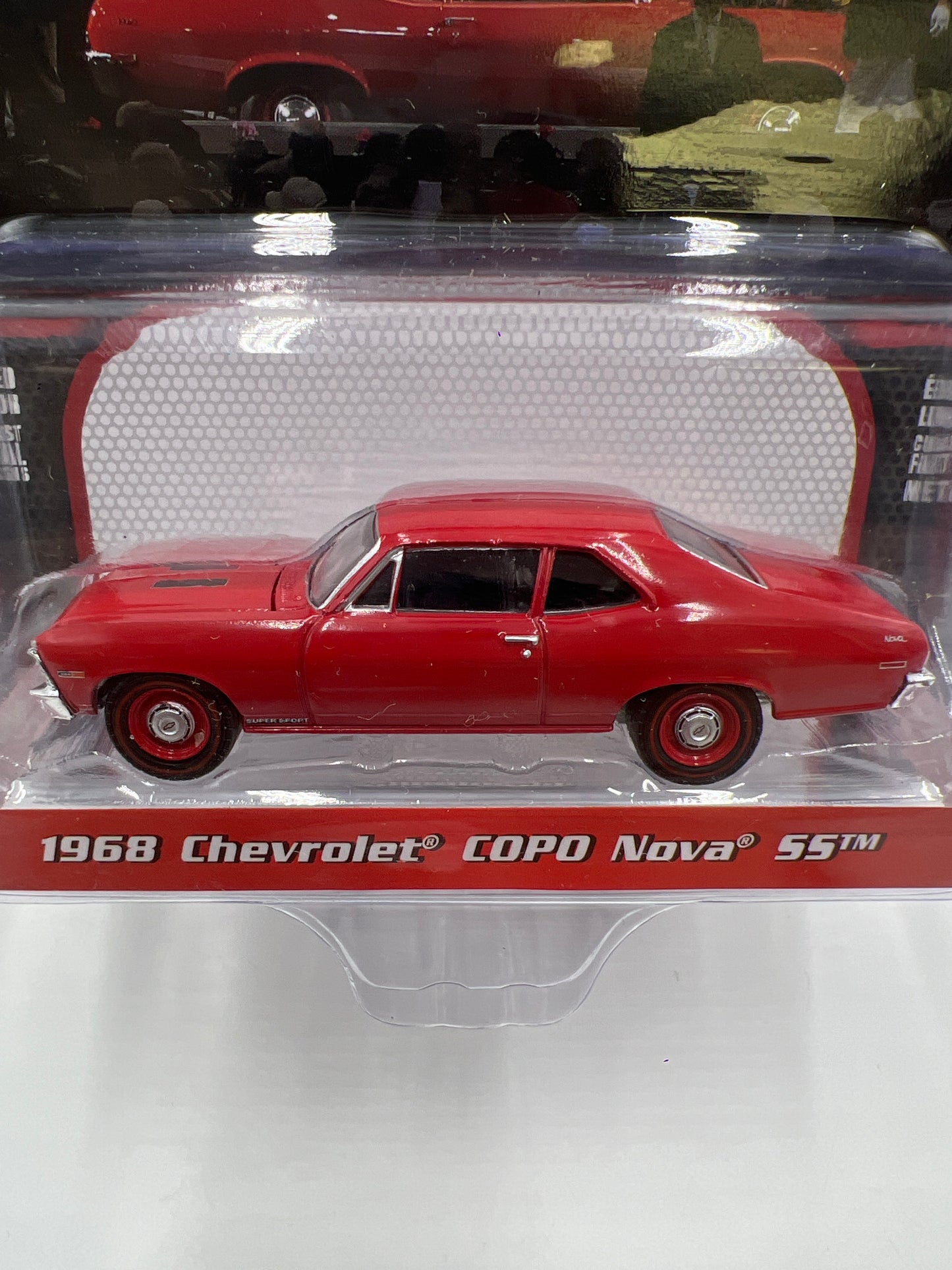 Greenlight Barrett-Jackson 1968 Chevrolet COPO Nova SS Red 178F