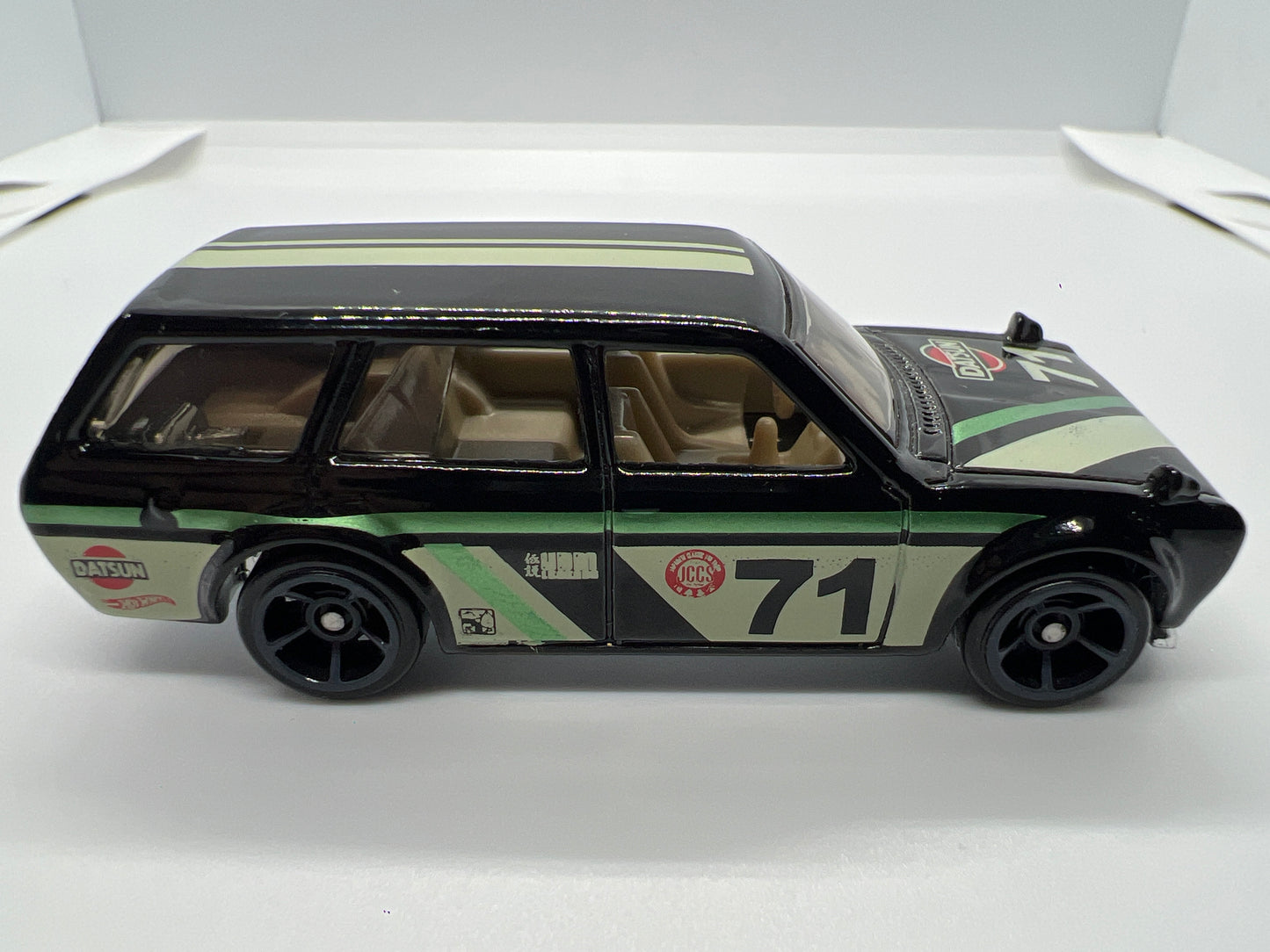 Hot Wheels 1/64 Kmart Exclusive 71 Datsun 510 Wagon Black Loose