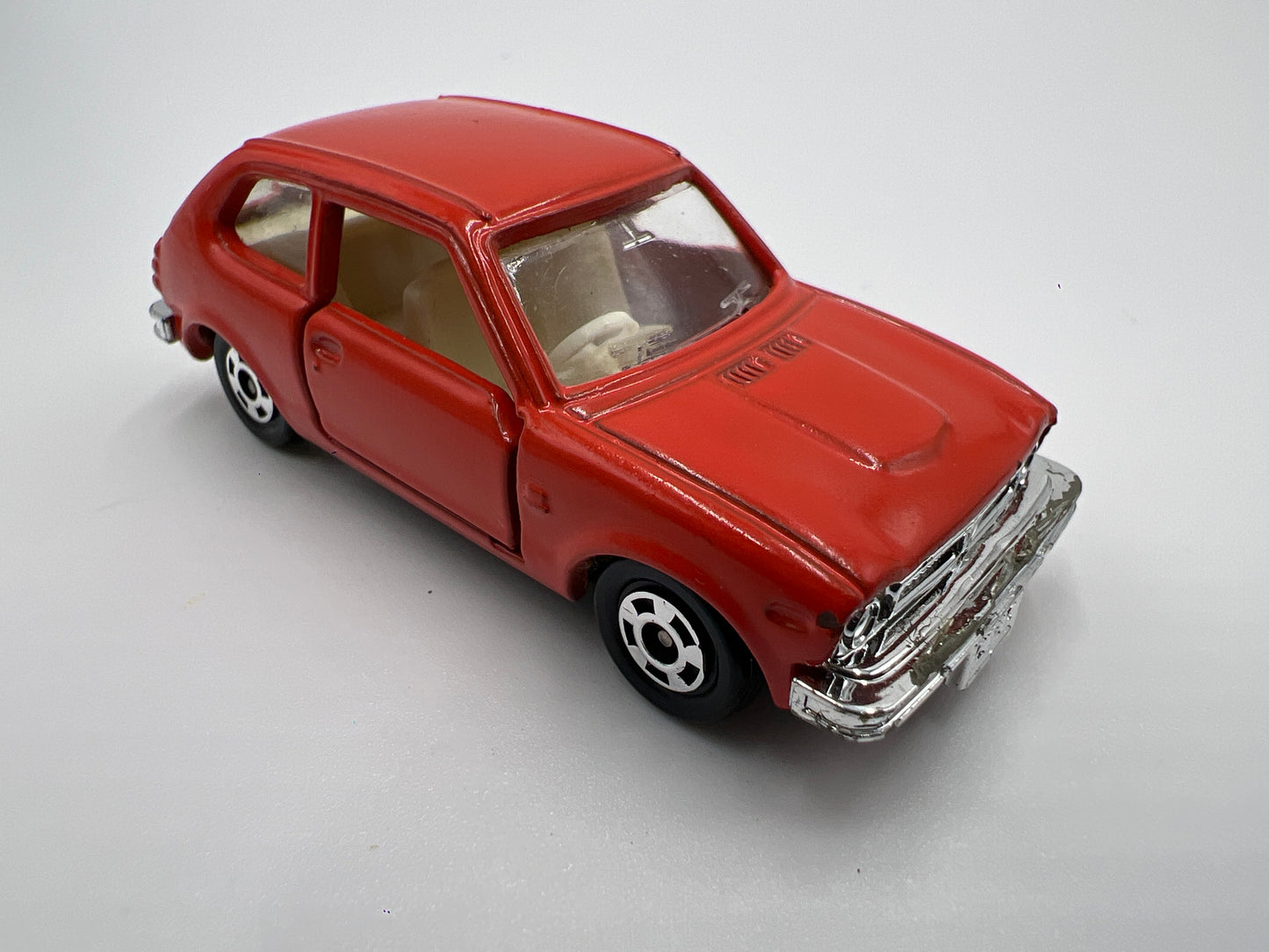 1974 Tomica Pocket Cars No. 83 Honda Civic Orange Loose