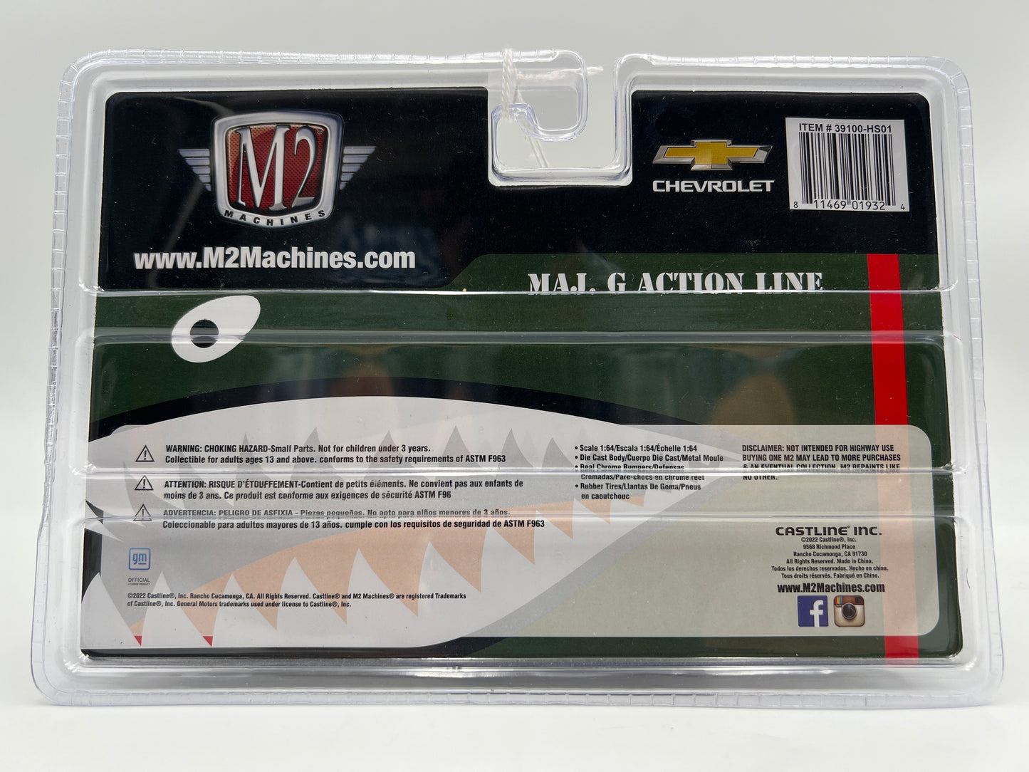 M2 Machines Maj G Action Line 1968 Chevrolet C60 Truck hs01 200F
