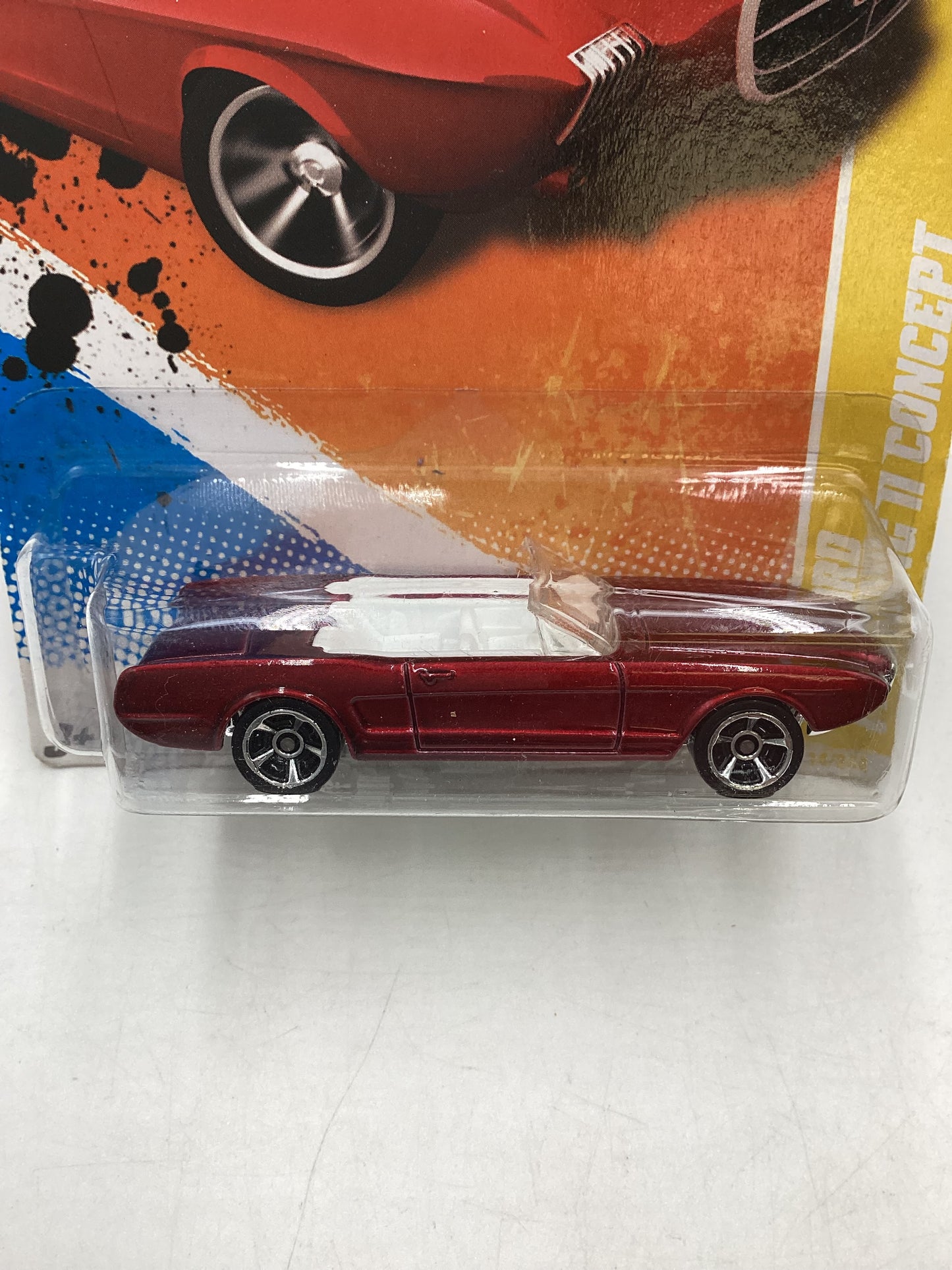 2011 Hot Wheels #14 63 Ford Mustang II Concept Red 21C