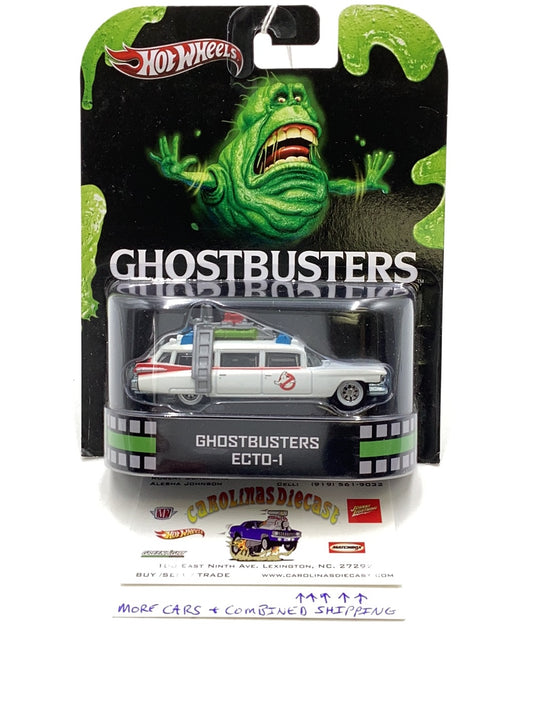 Hot wheels retro entertainment Ghostbusters Ecto-1