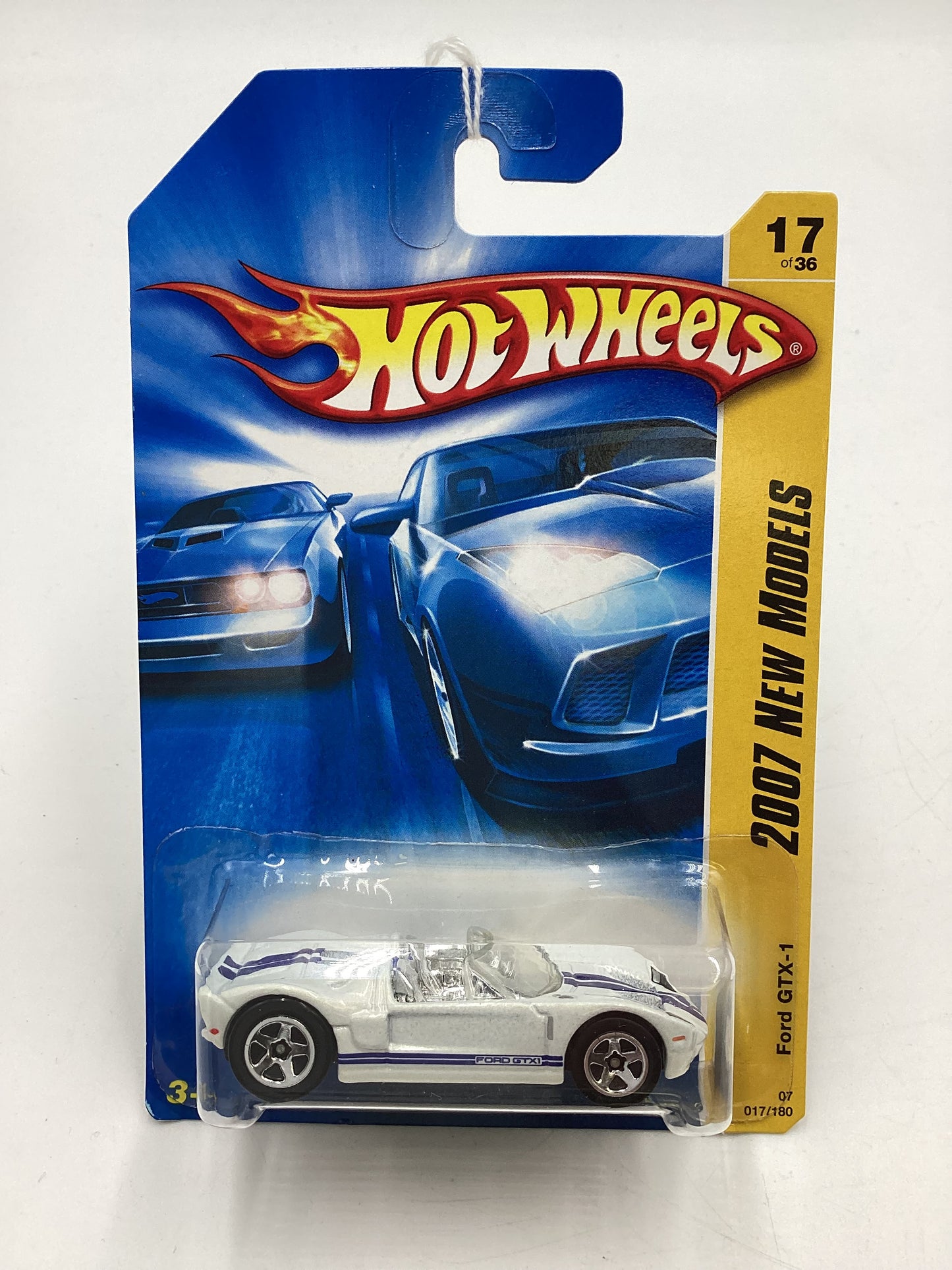 2007 Hot Wheels New Models #17 Ford GTX1 White 27D