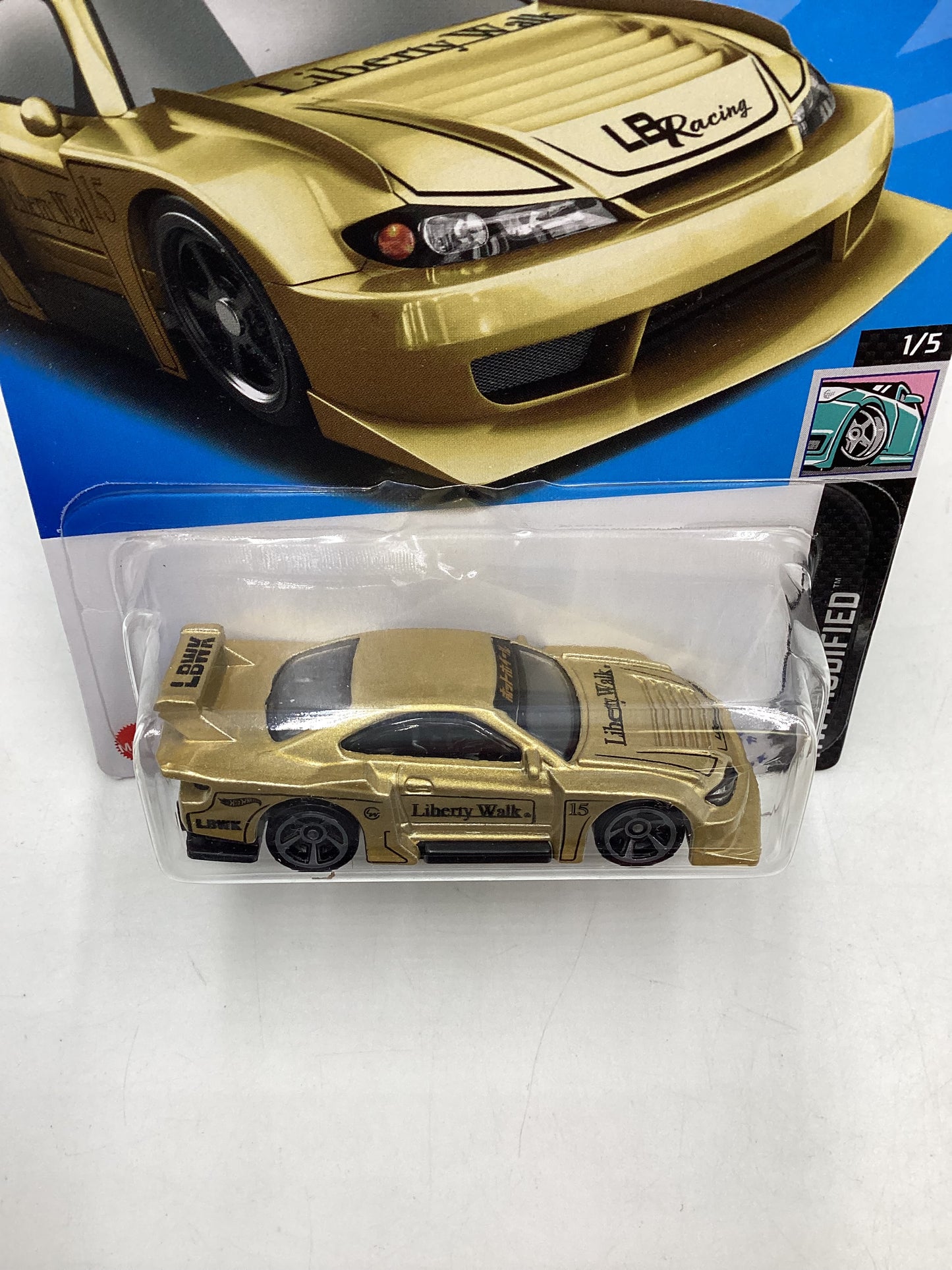 2023 Hot wheels #017 Gold LB Super Silhouette Nissan Silvia S15 83D