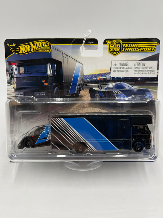 2024 Hot Wheels Team Transport #67 Sauber-Mercedes C9 & Fleet Flyer 281i