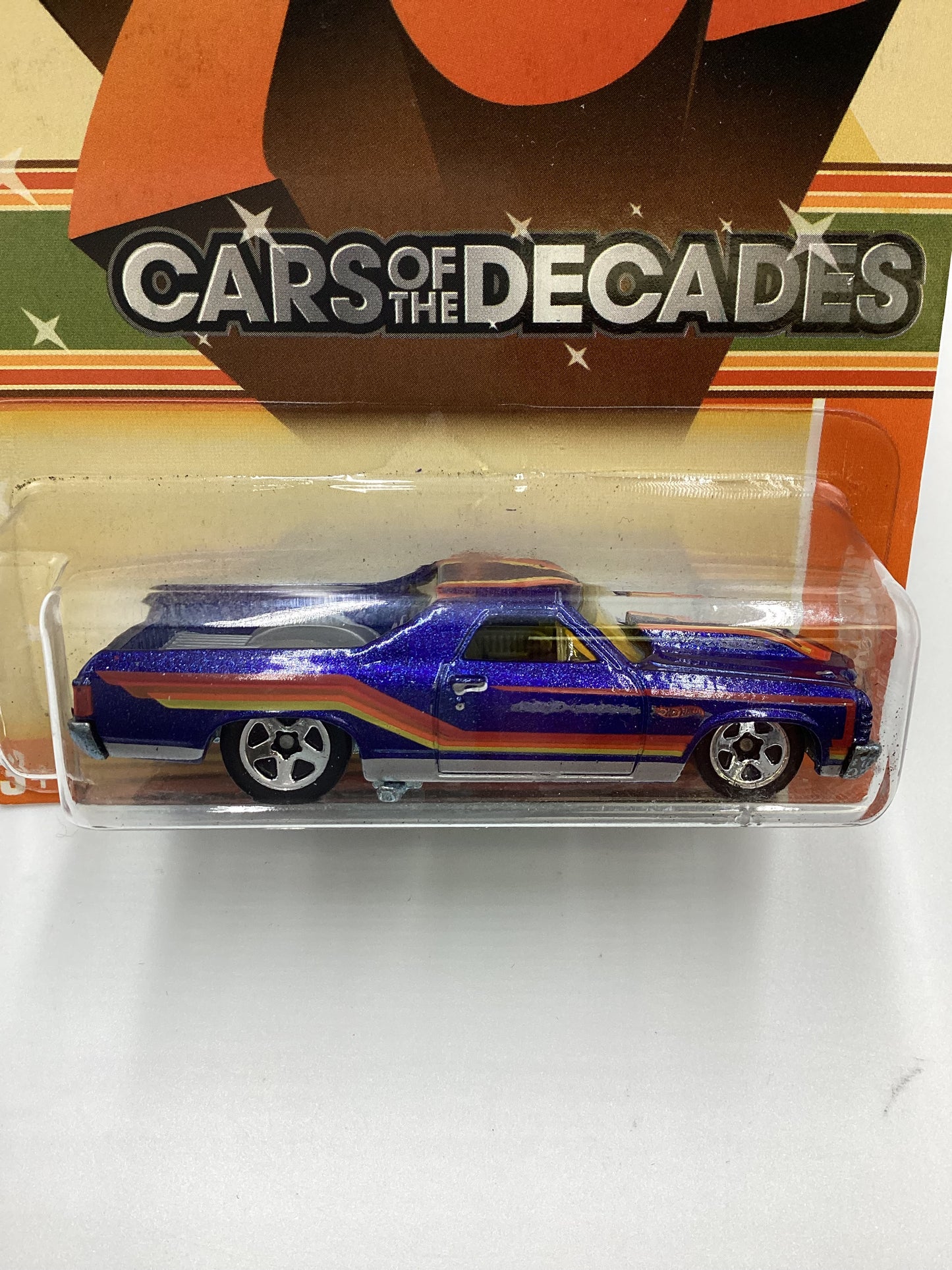 2011 Hot Wheels Cars of the Decades The 70s #20 71 EL Camino Blue