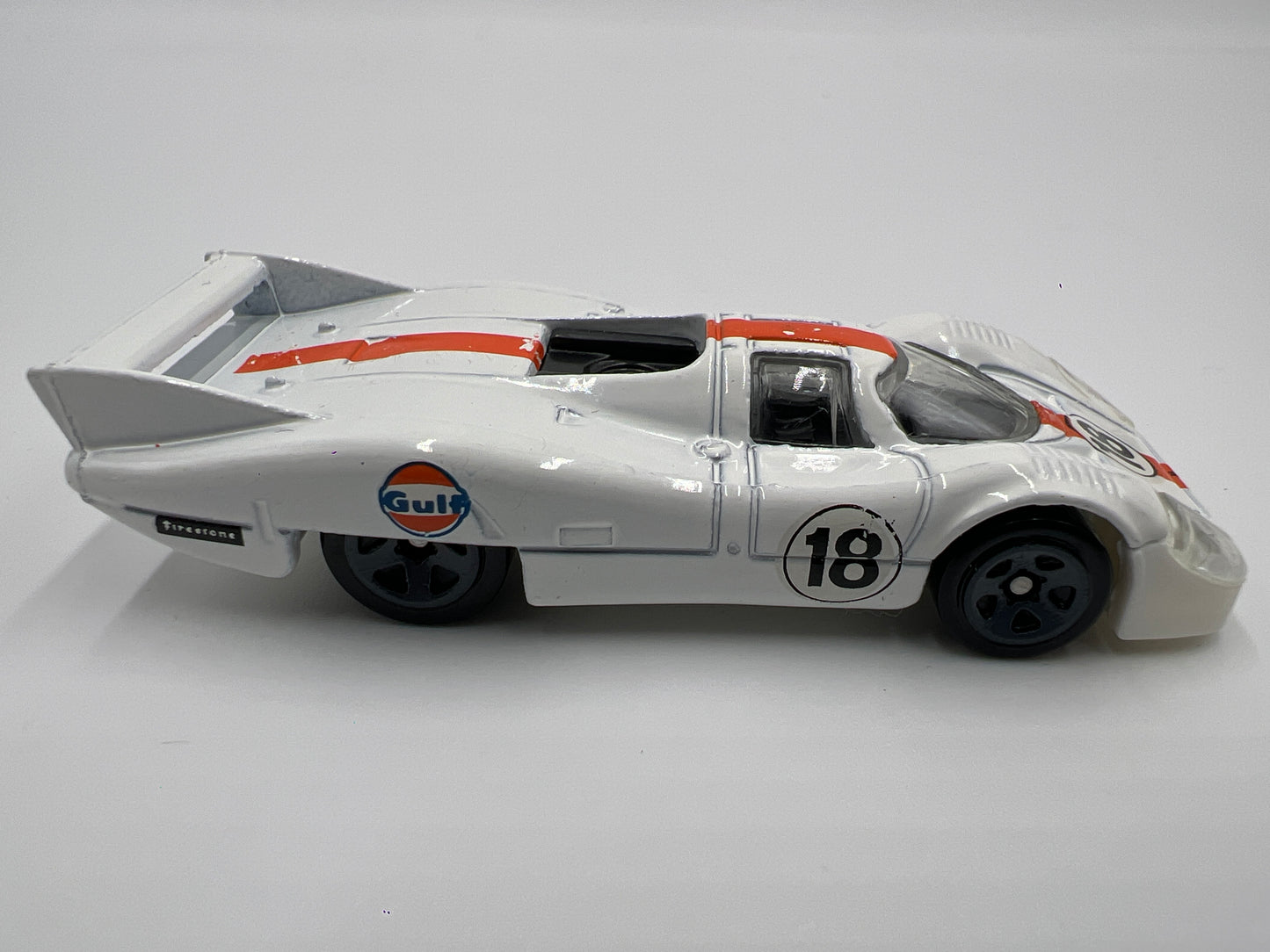 Hot Wheels 1/64 Porsche 917LH Gulf White Loose