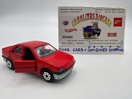 Majorette No. 218 Peugeot 405 Mi 16 Red Loose