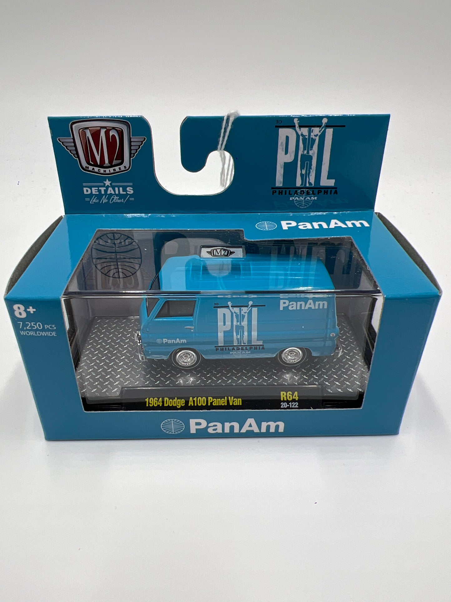 M2 Machines Pan Am 1964 Dodge A100 Panel Van Blue R64