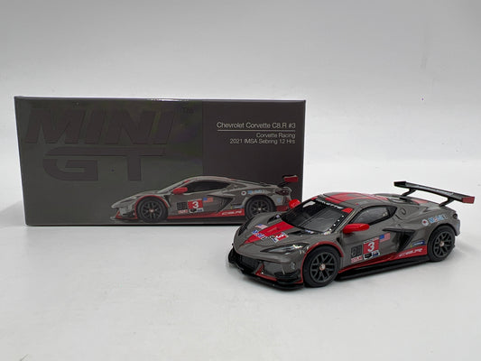 Mini GT MiJo Exclusive #315 Chevrolet Corvette C8.R #3 2021 IMSA Sebring 12 Hours
