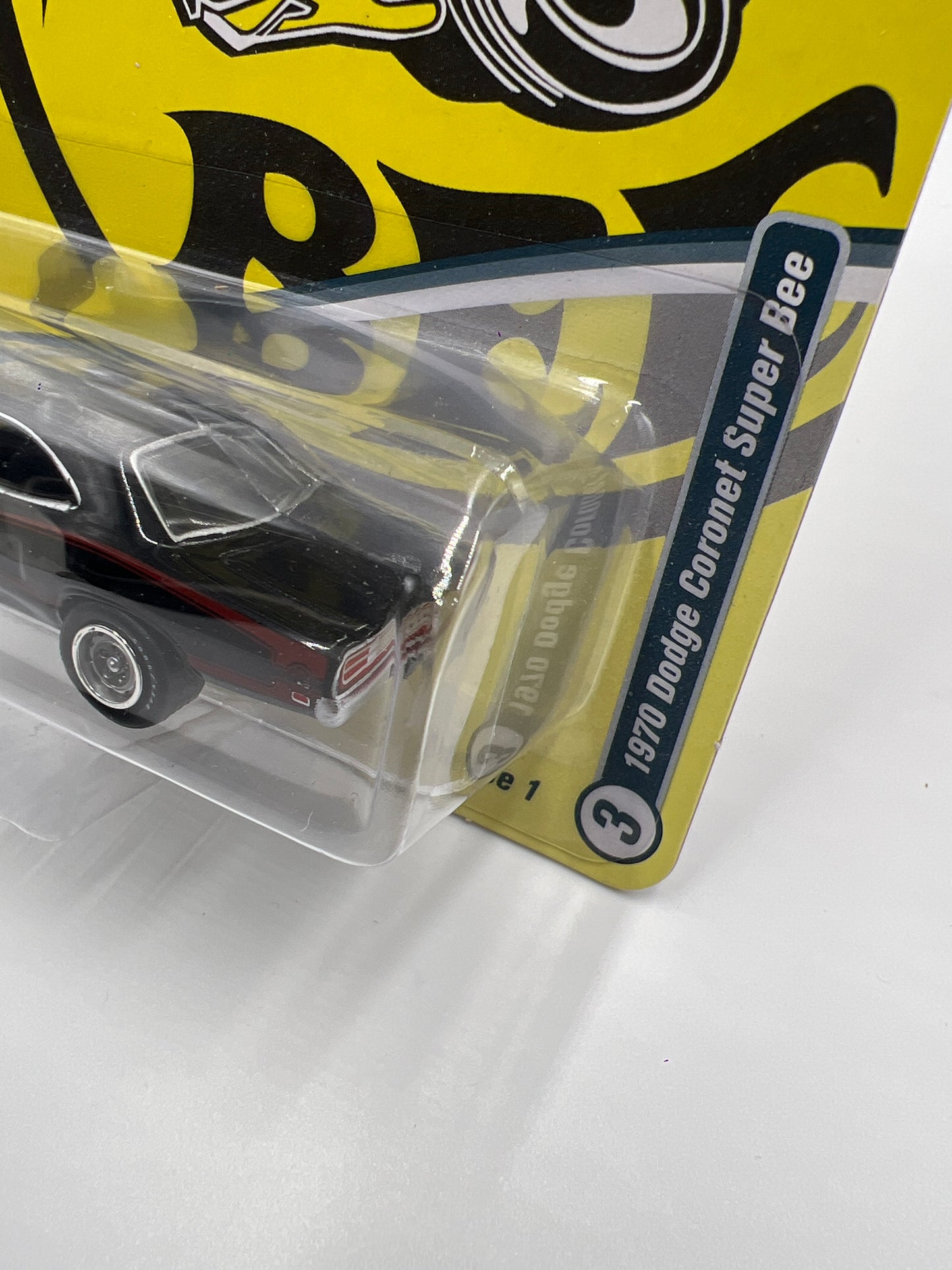 Johnny Lightning Muscle Cars U.S.A Release 1 Version A 1970 Dodge Coronet Super Bee Black 229F