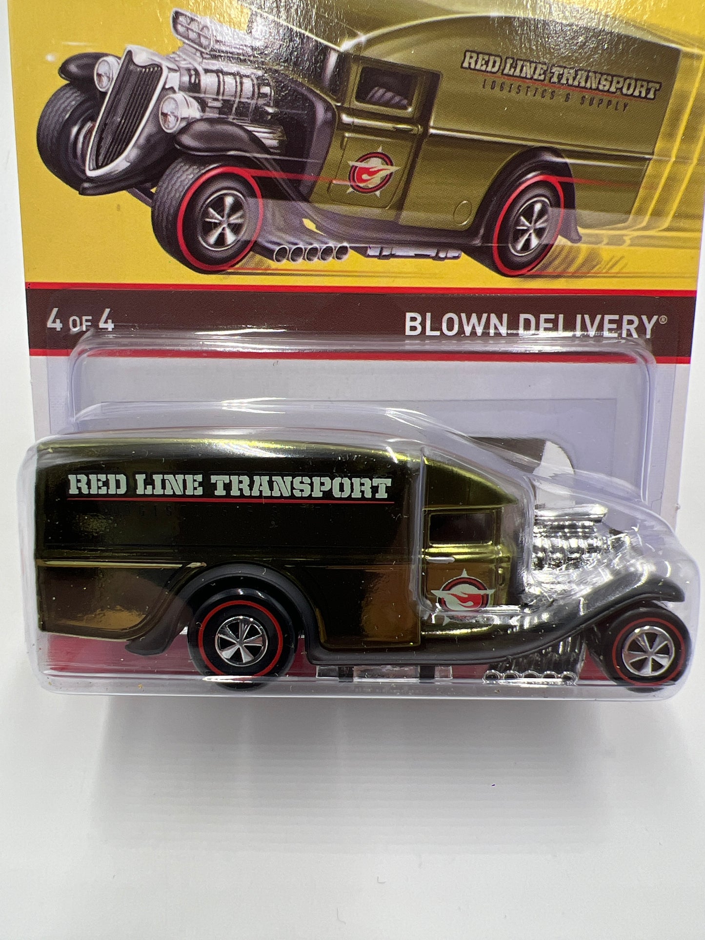 2013 Hot Wheels RLC Neo-Classics Series 12 #4 3317/4500 Blown Delivery Green W/Protector