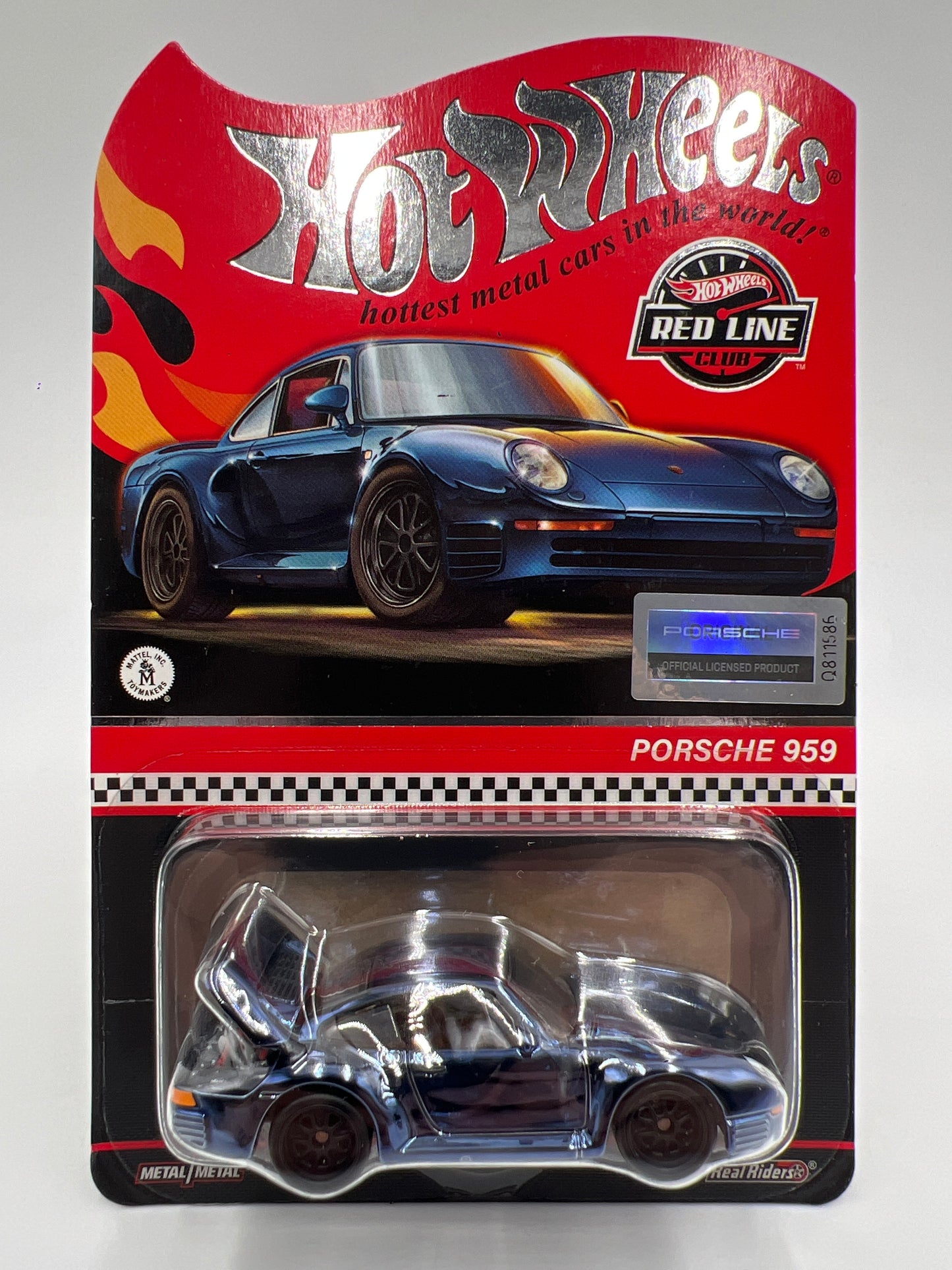 Hot Wheels RLC Porsche 959 Blue W/Protector
