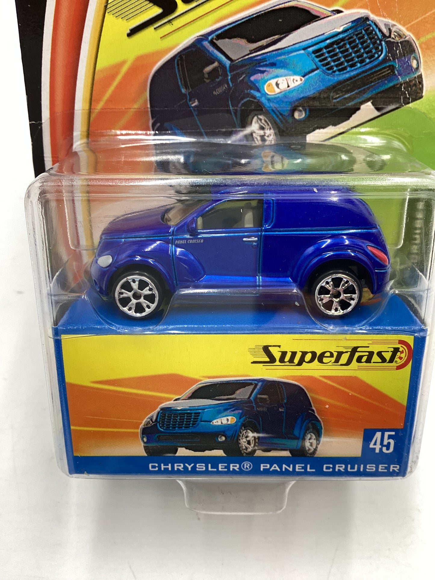 Matchbox Superfast #45 Chrysler Panel Cruiser blue *Veins* 174A