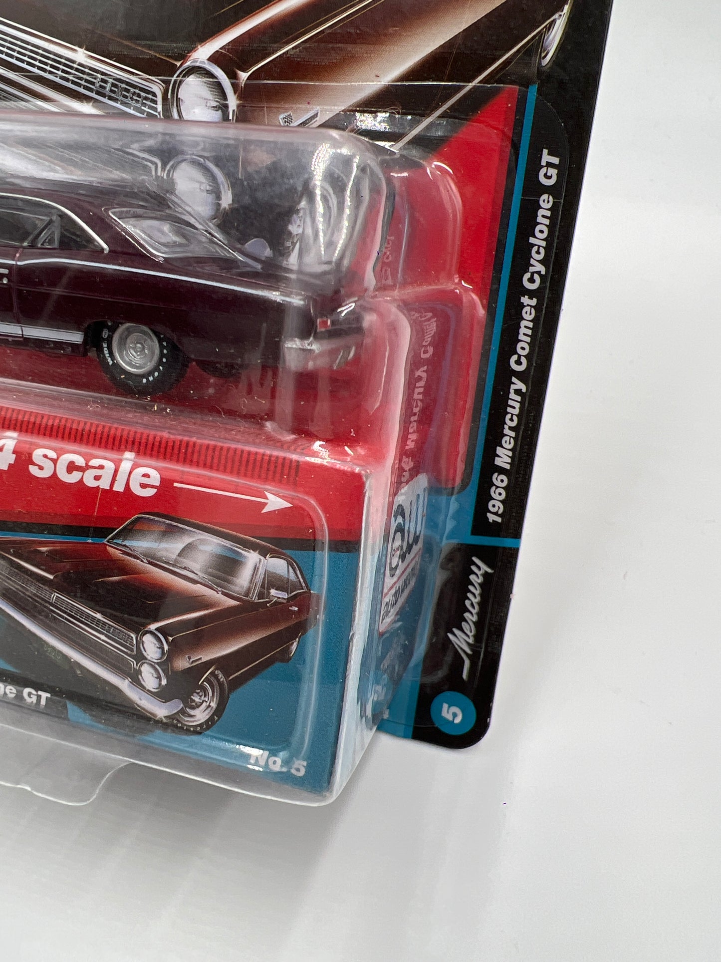 Auto World Vintage Muscle Release 4 Version B 1966 Mercury Comet Cyclone GT Maroon