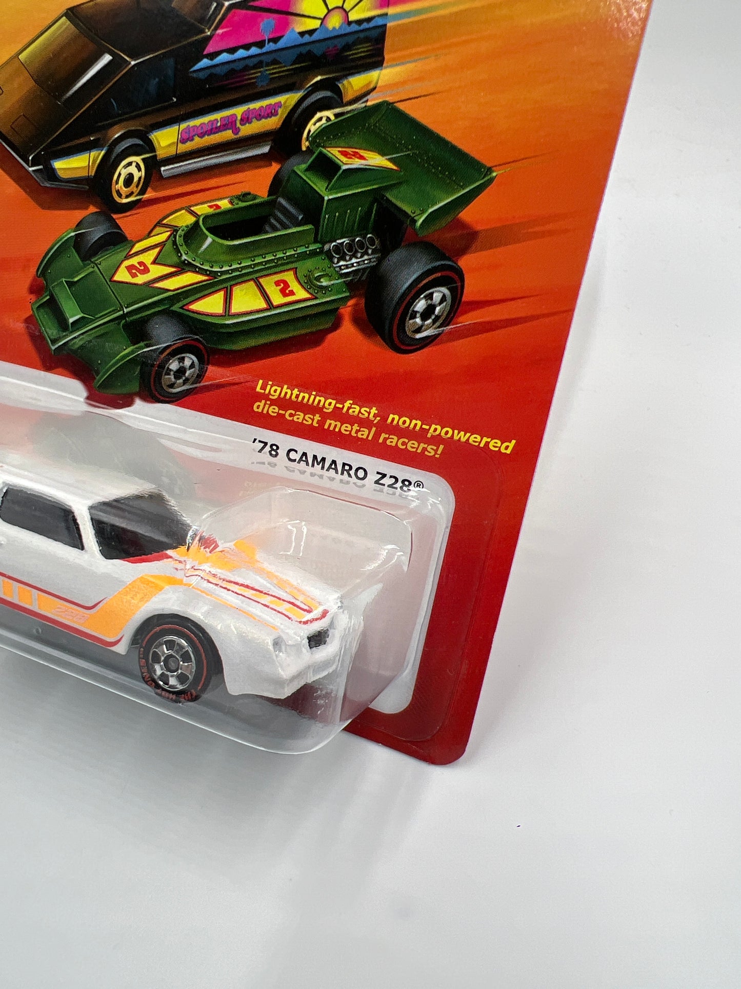 Hot Wheels The Hot Ones CHASE 78 Camaro Z28 White W/Protector