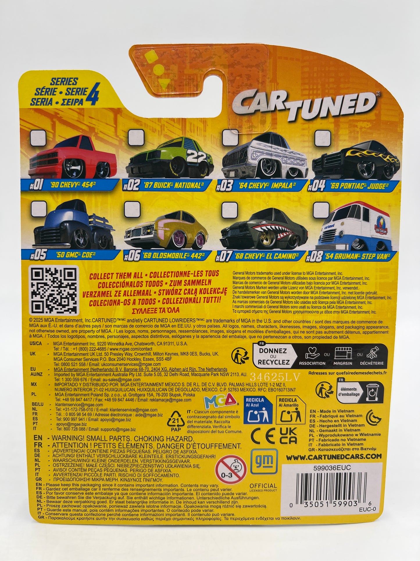 MGA Car Tuned Hobby Exclusive Series 4 #3 64 Chevy Impala Silver 178C