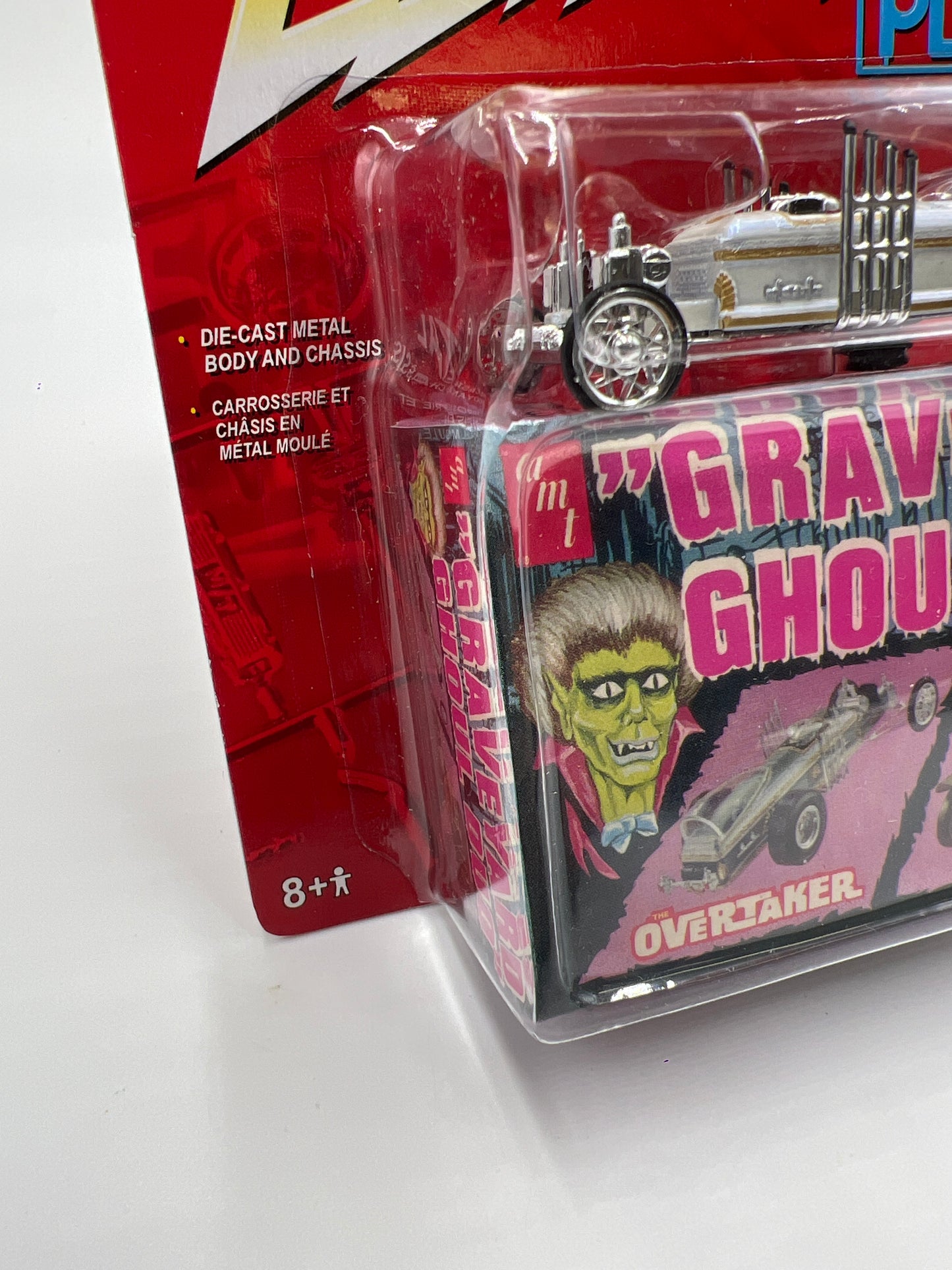 Johnny Lightning Classic Plastic #5 The Overtaker By Barris Graveyard Ghoul Duo White Lightning Chase VHTF