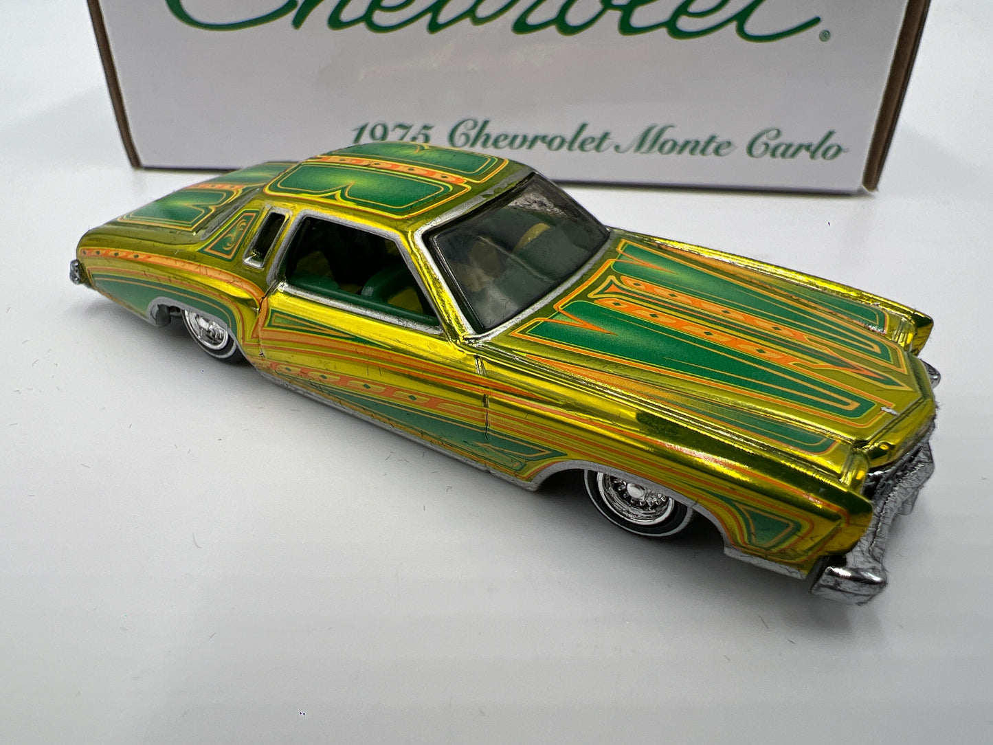 Hot Wheels RLC Lowrider 1975 Chevrolet Monte Carlo Green