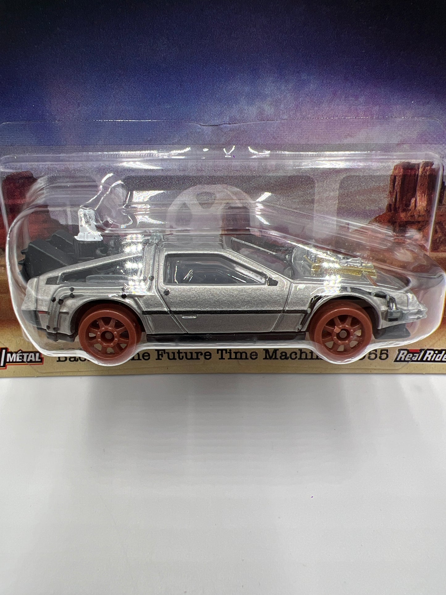 2025 Hot Wheels Premium Pop Culture Back To The Future Part III BTTF Time Machine 1955 271E