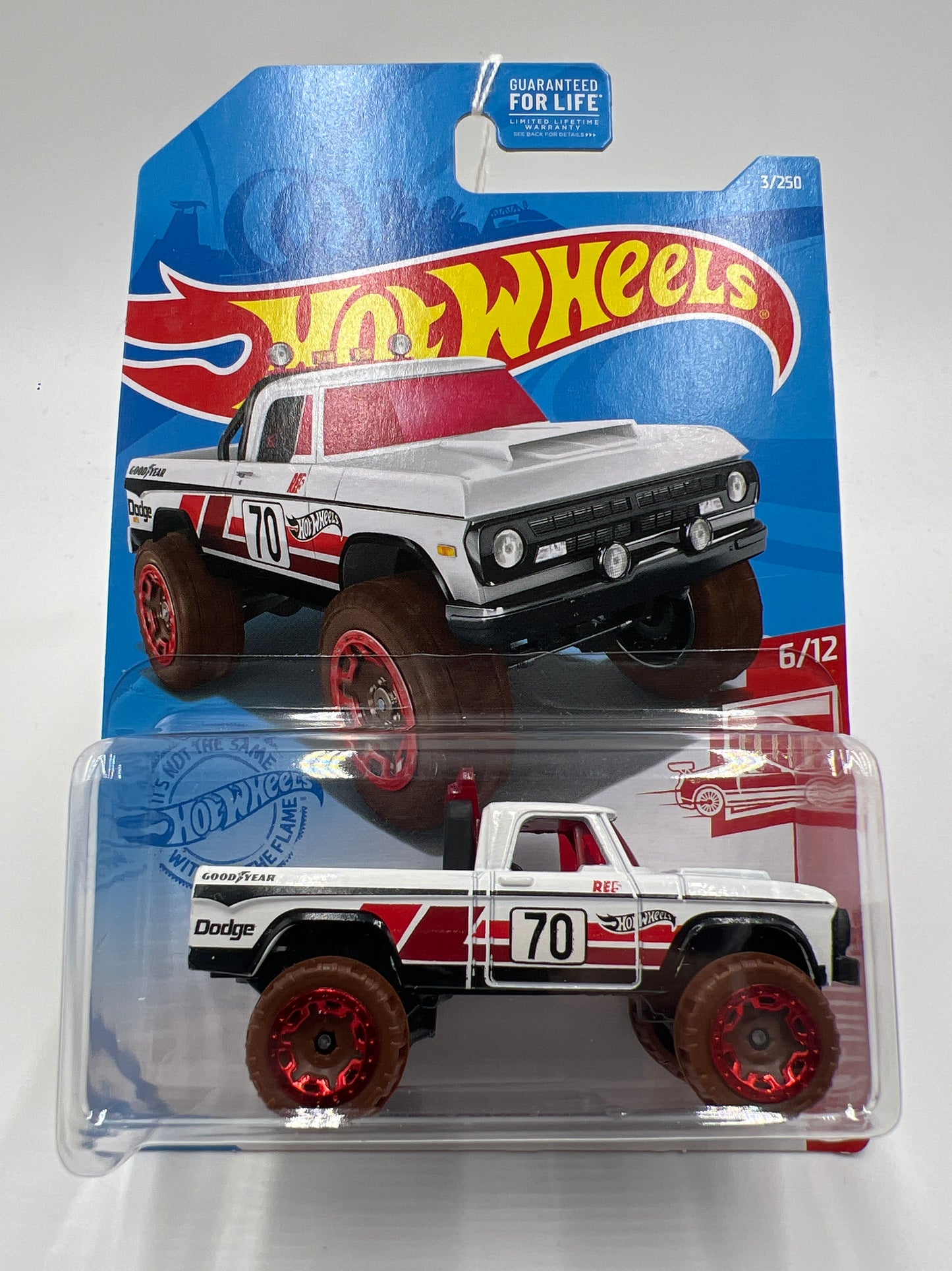 2021 Hot Wheels Target Exclusive Red Edition #3 70 Dodge Power Wagon White 147B