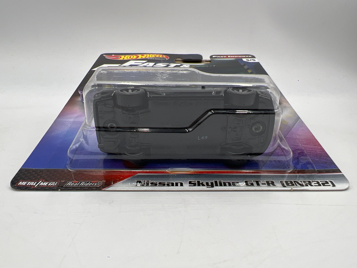 Hot Wheels Fast & Furious Fast Imports #5 Nissan Skyline GT-R BNR32 Black W/Protector