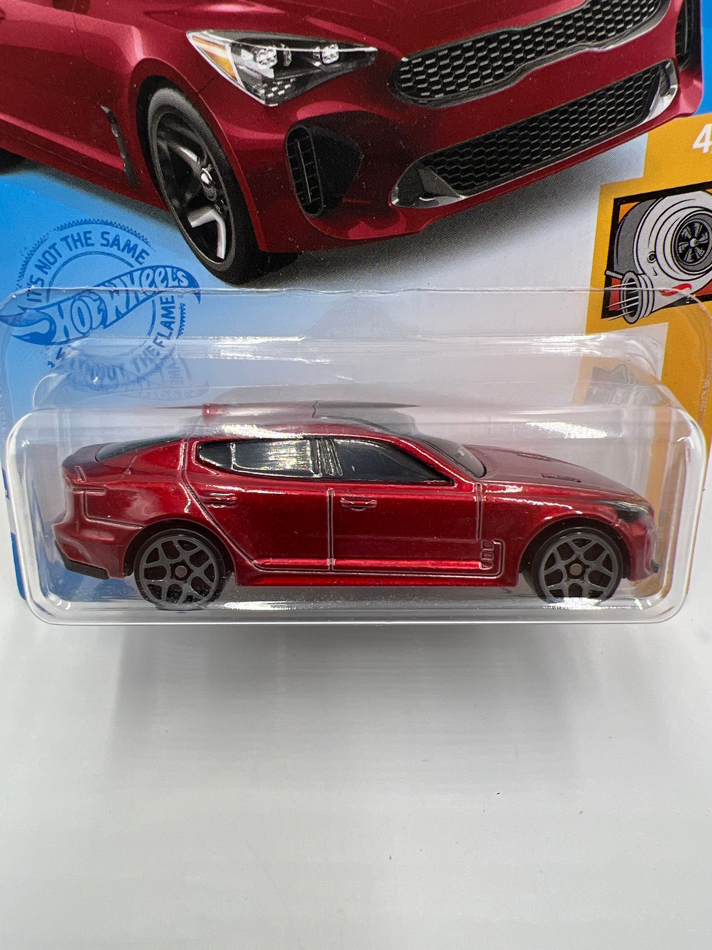 2021 Hot Wheels Turbo #118 2019 Kia Stinger GT Red